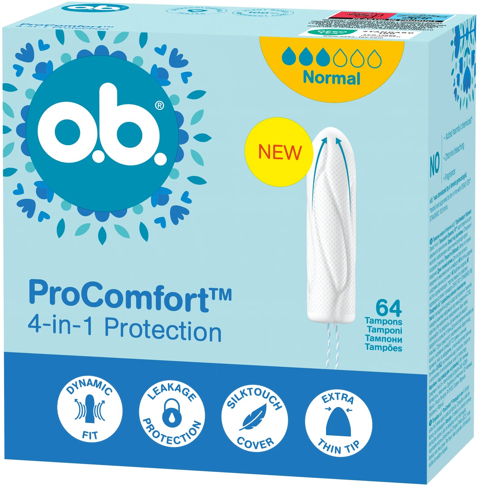 O.B. ProComfort Normal 64 ks