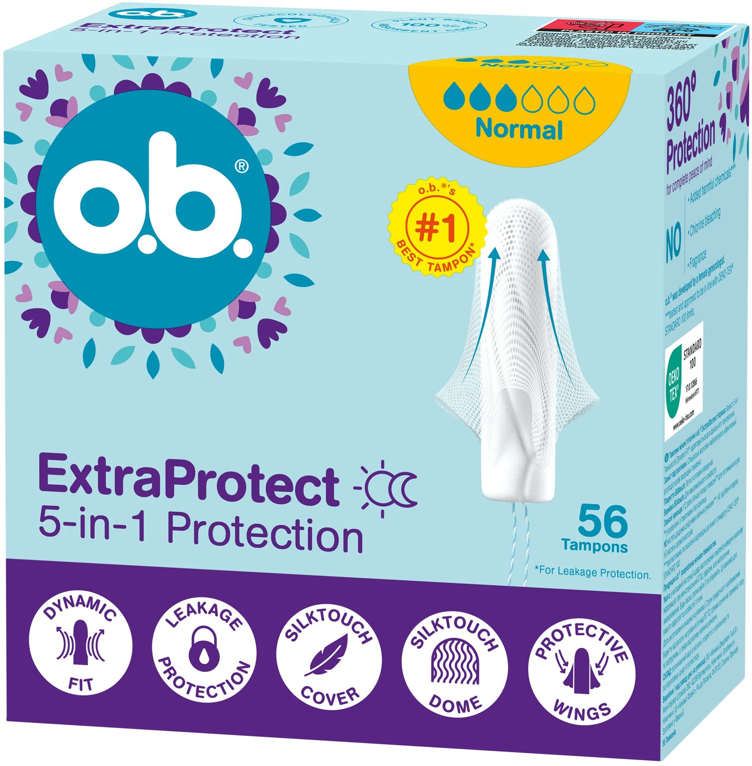 O.B. Extra Protect Normal 56 ks