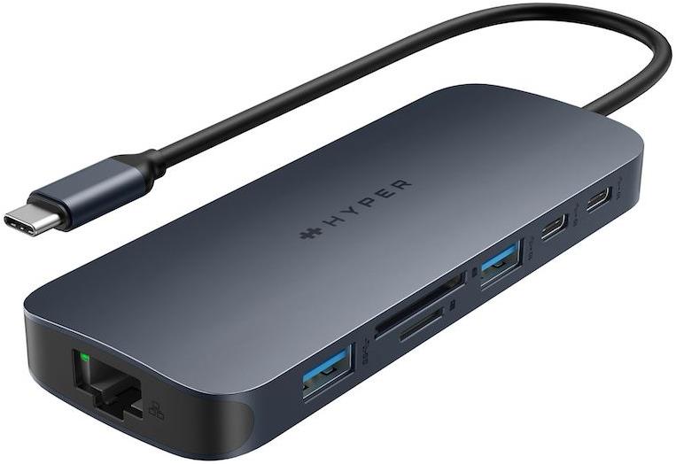HyperDrive EcoSmart Gen.2 Dual HDMI USB-C 11-in-1 Hub 140W PD3.1 Pass-thru