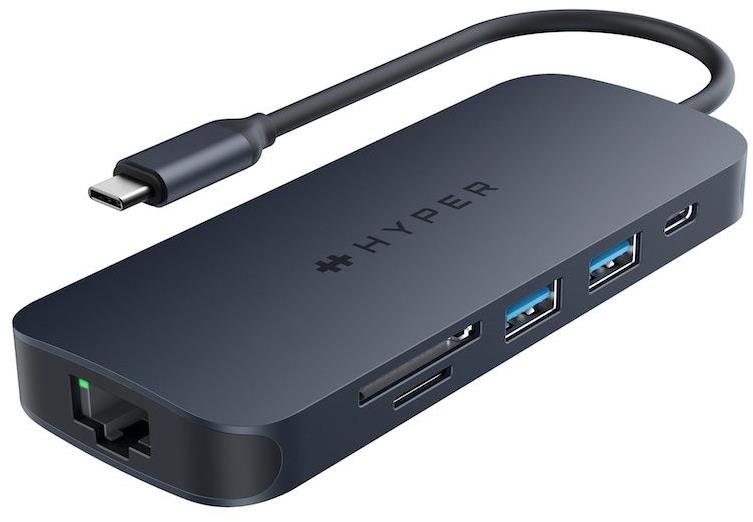 HyperDrive EcoSmart Gen.2 Universal USB-C 8v1 Hub 140 W PD3.1 Power Pass-thru