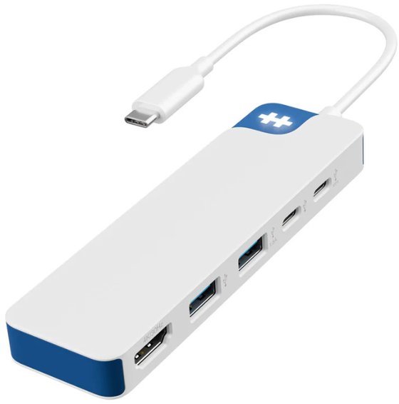 HyperDrive Flex 5 Port USB-C Hub, modrý