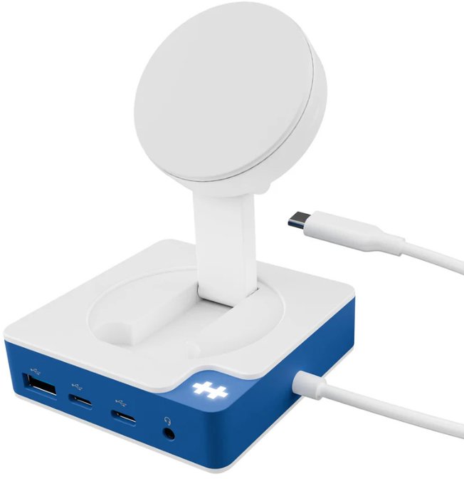 HyperDrive Flex MagCharge USB-C Hub, modrý