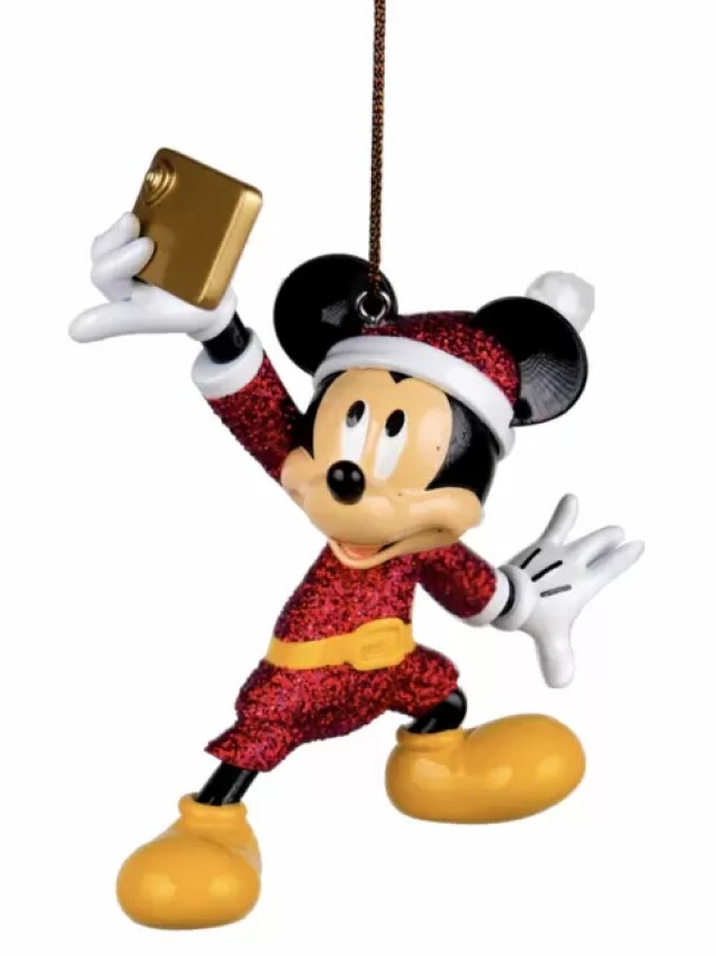 CHRISTMAS INSPIRATION Vánoční ozdoby - Disney, Mickey s foťákem