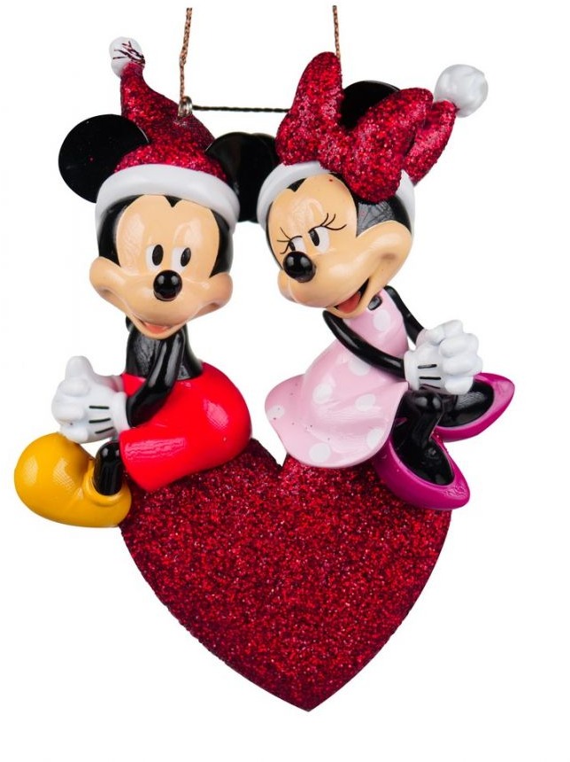 Disney Vánoční ozdoba Minnie + Mickey