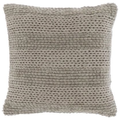 TEXTILOMANIE Dekorační polštářek Nancy 45 × 45 cm, šedý
