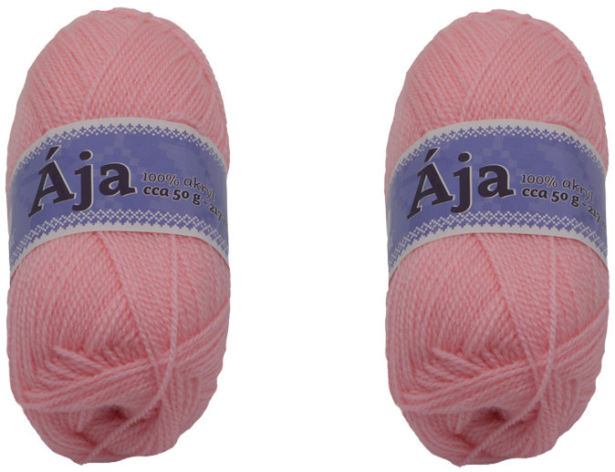 BELLATEX SET 2 ks Příze Ája NGM 50 g, 939 růžová