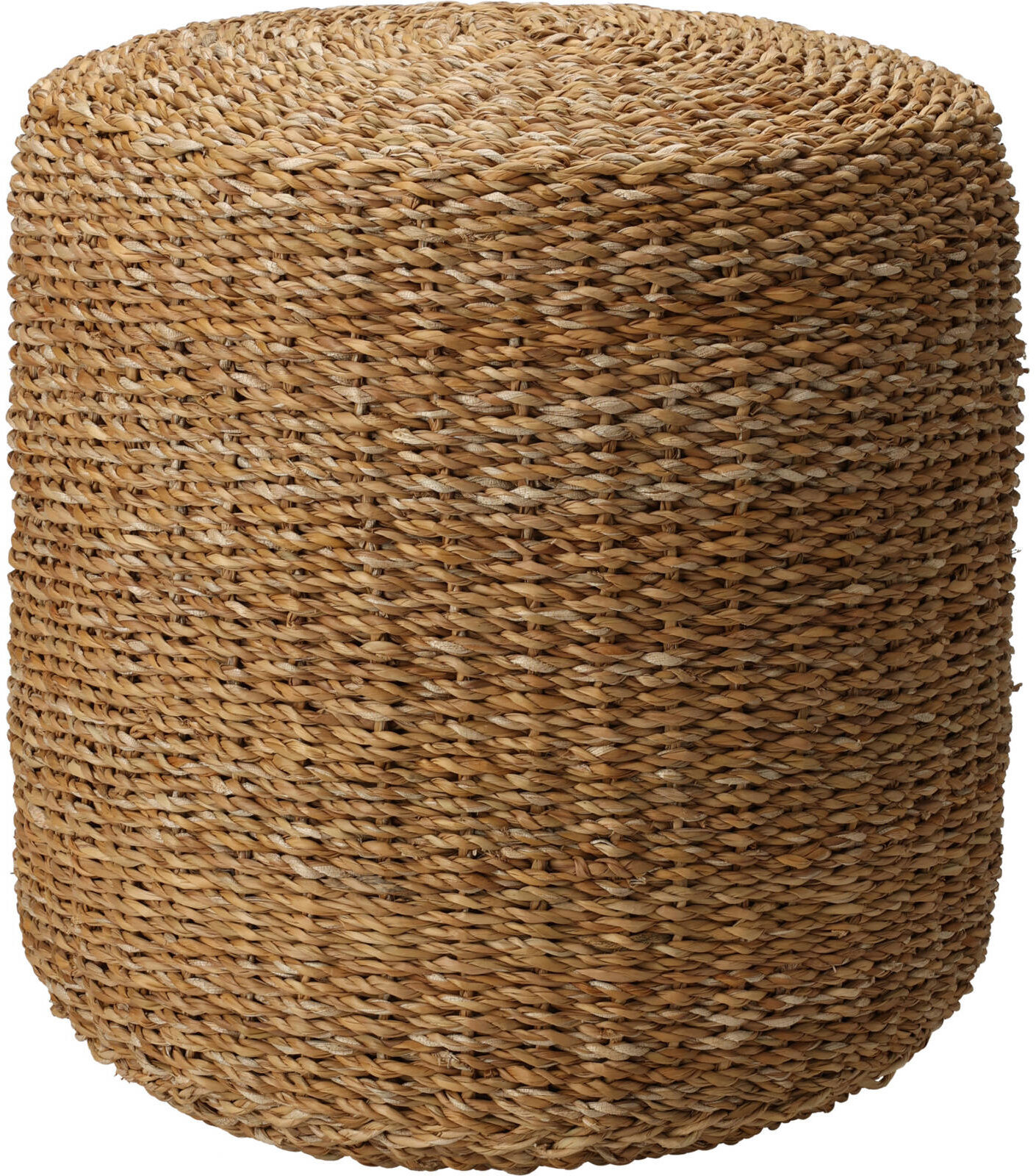 Home Styling Collection Puf z mořské trávy, průměr 40 cm