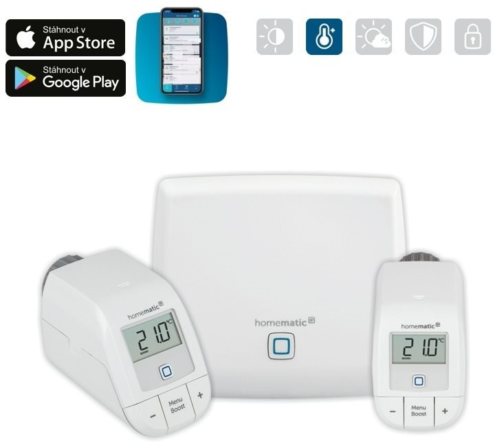Homematic IP Startovací sada - řízení vytápění