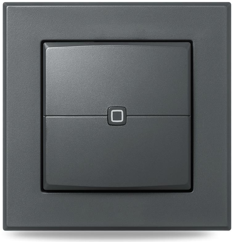 Nástěnný dálkový ovladač - 2 tlačítka, antracit - HmIP-WRC2-A