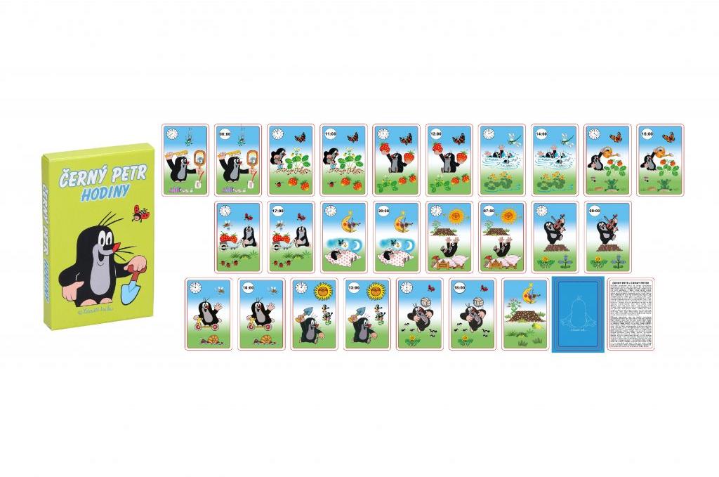 WIKY Krtek černý petr - hodiny