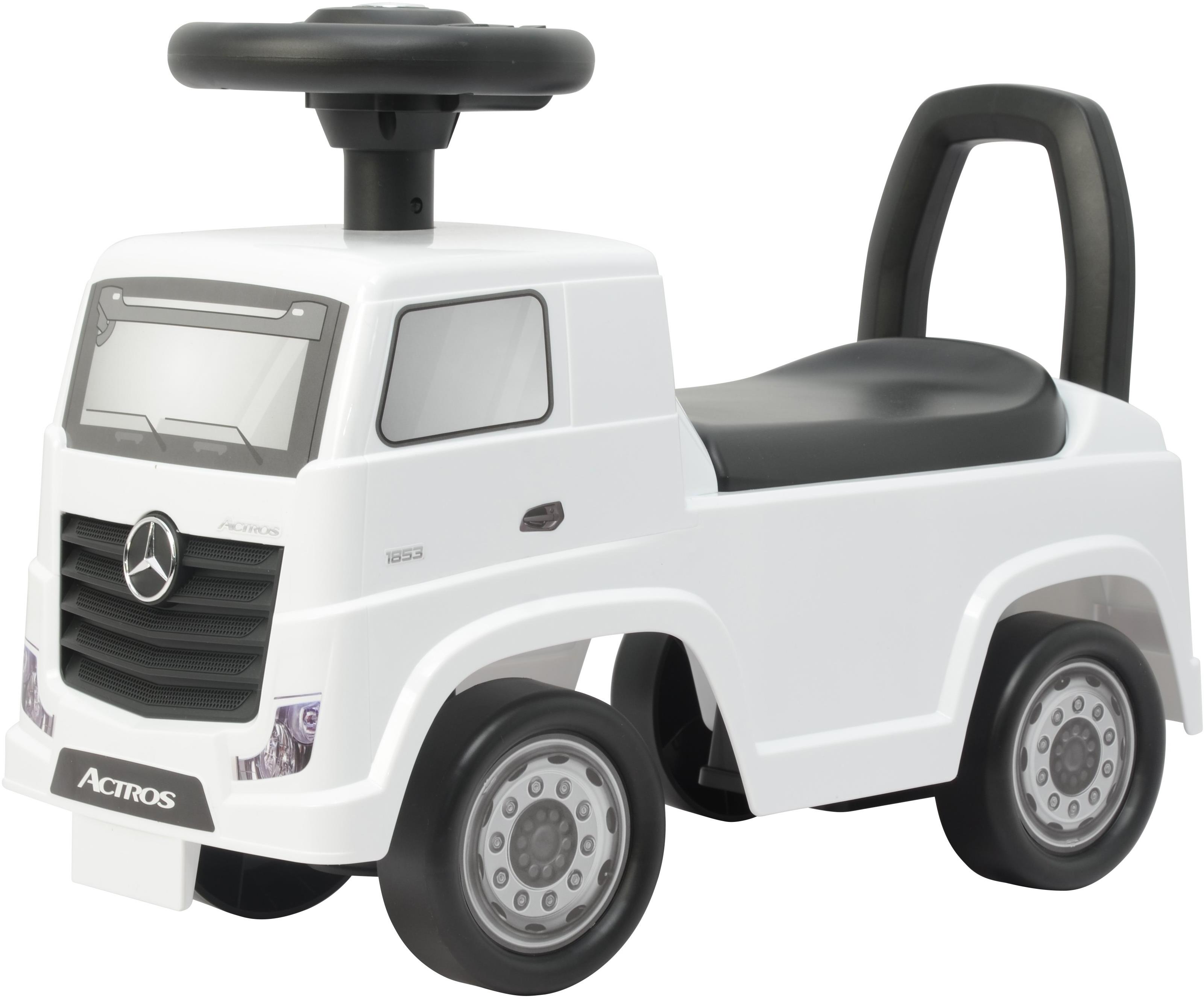 Mamido Dětské odrážedlo auto Mercedes Benz Actros bílé