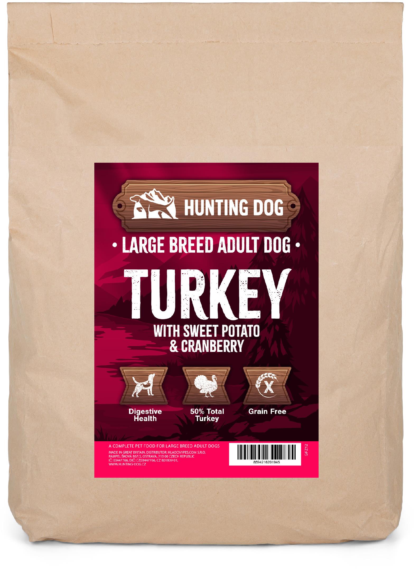Hunting Dog - Krocan s brusinkami pro velká plemena psů 2 kg