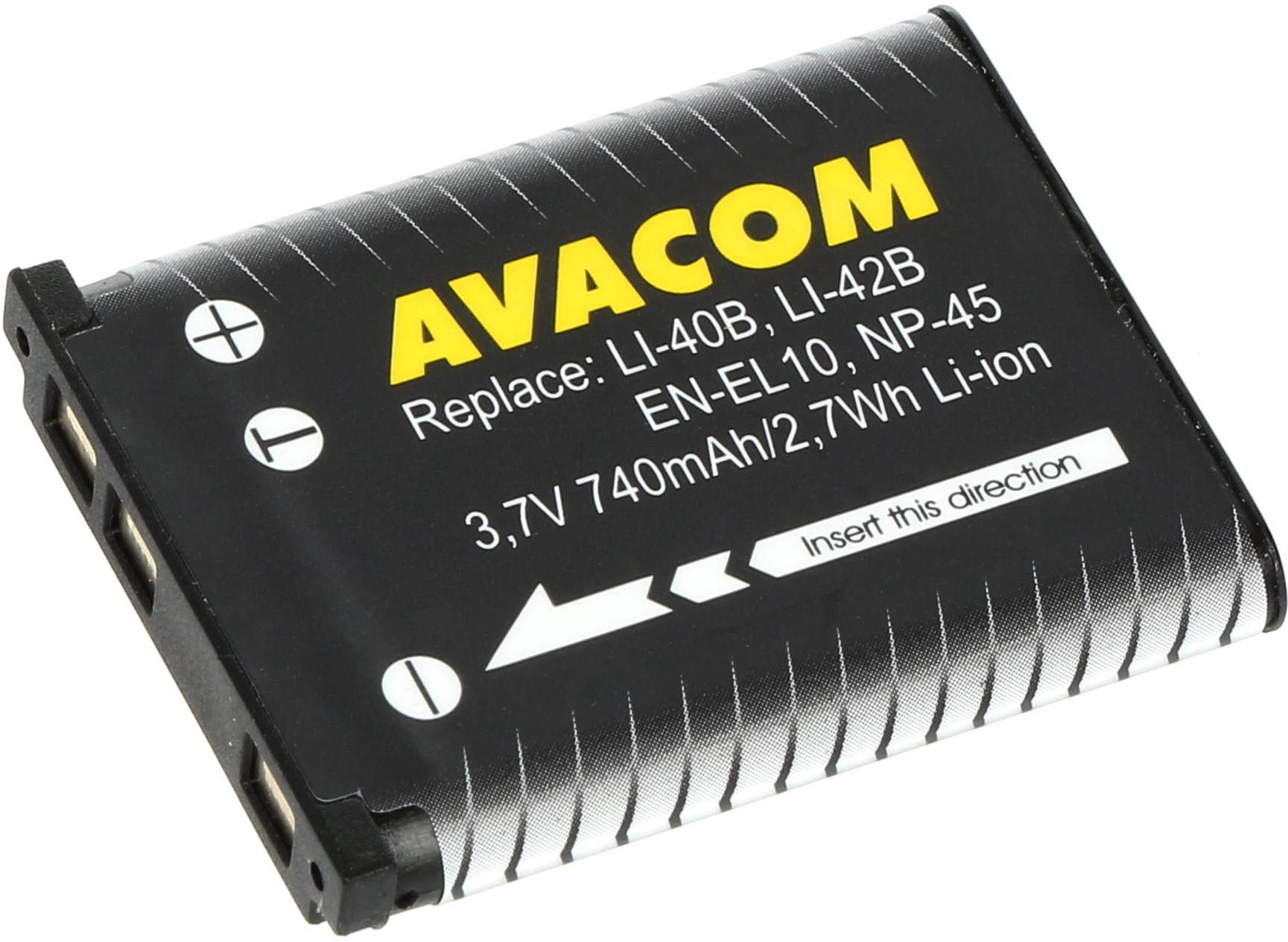 Avacom za Olympus Li-40B, Li-42B Li-ion 3.7V 740mAh 2.7Wh AVA