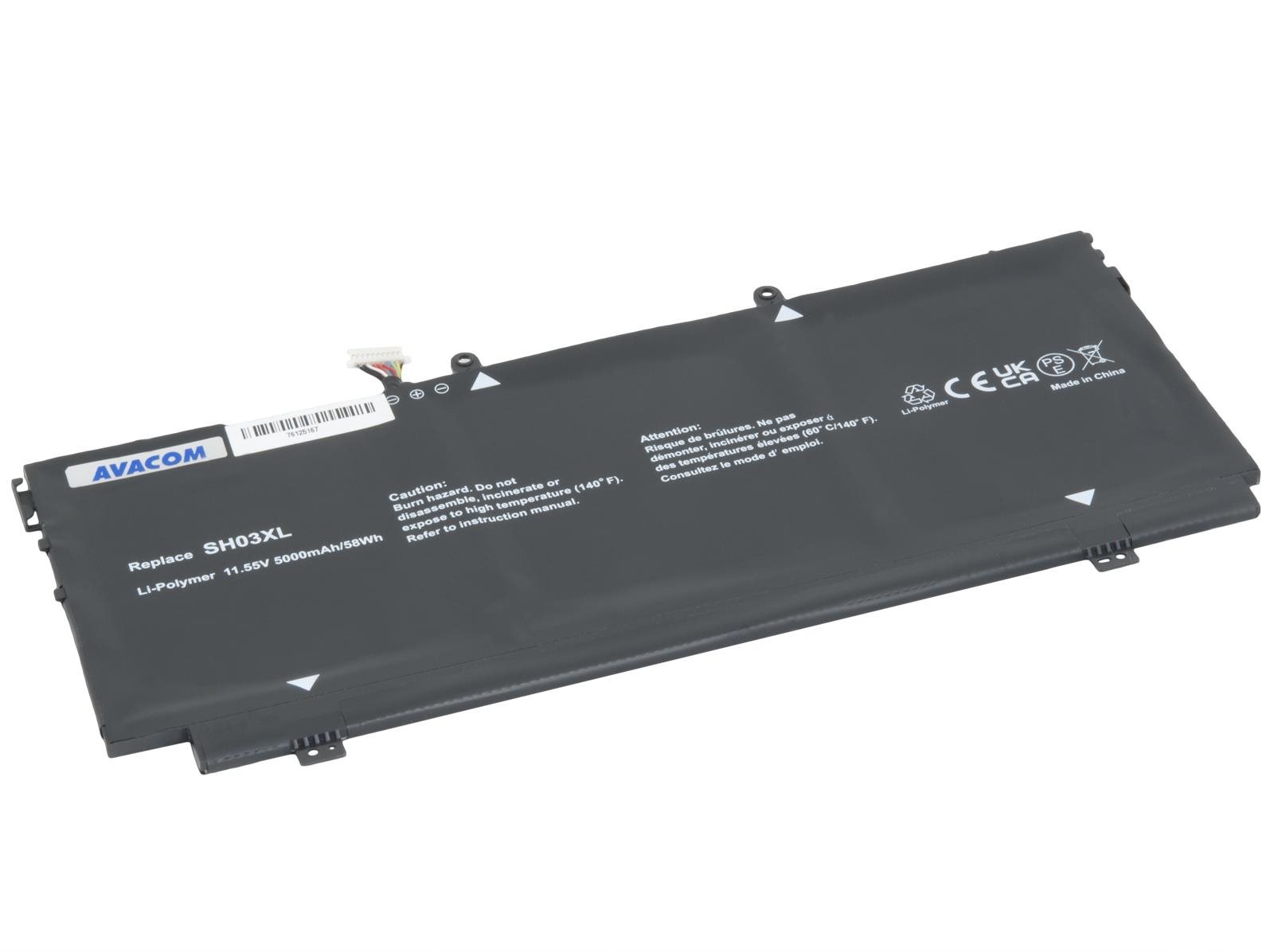 Avacom SH03XL pro HP Spectre X360 13-ac 13-w series Li-Pol 11,55V 5000mAh 58Wh