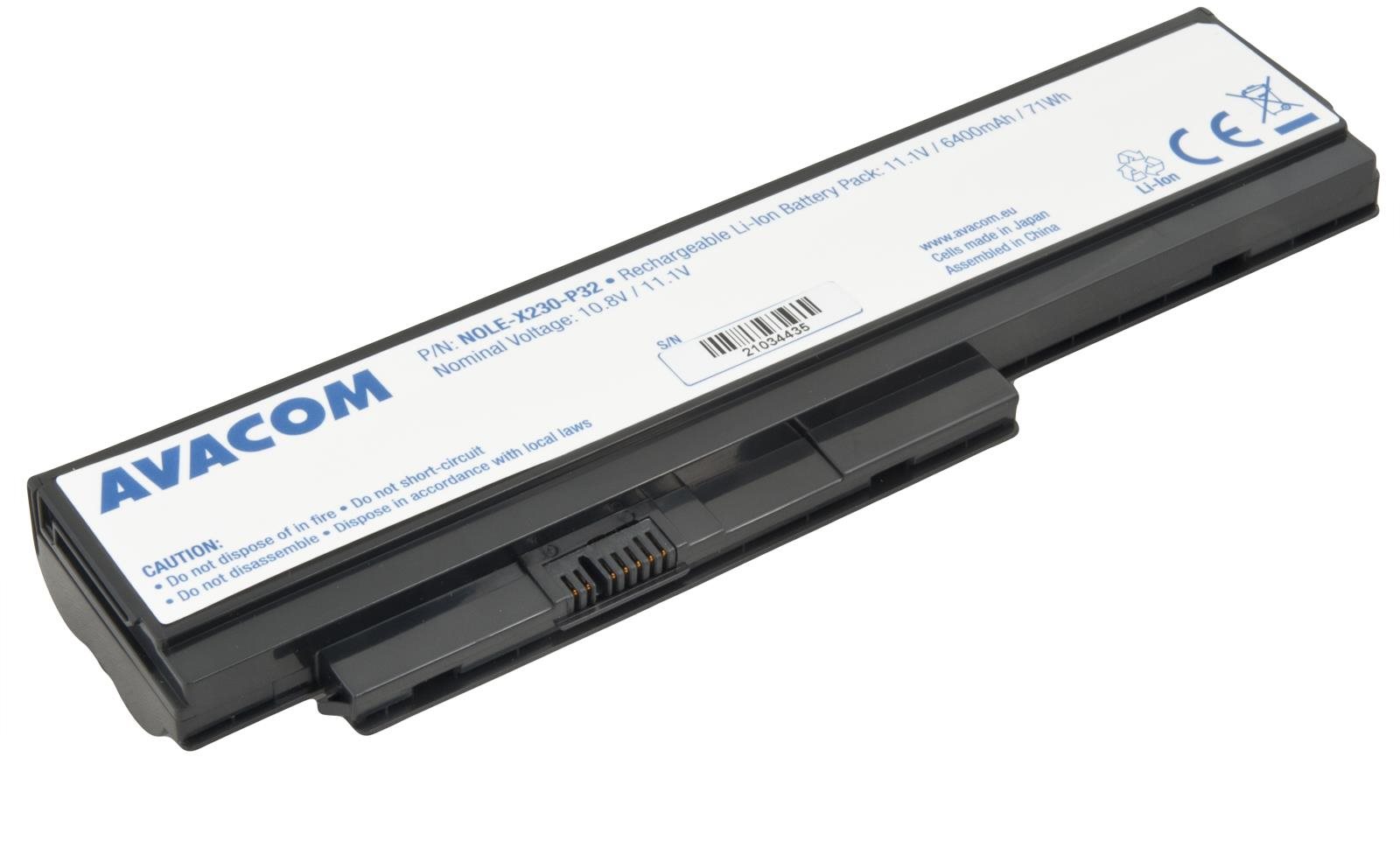 AVACOM pro Lenovo ThinkPad X230 Li-Ion 11,1V 6400mAh 71Wh