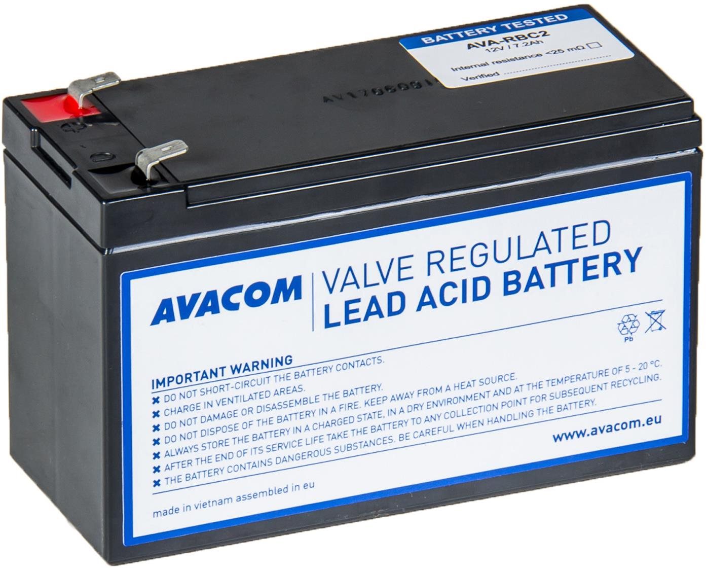 Avacom náhrada za RBC2 - baterie pro UPS