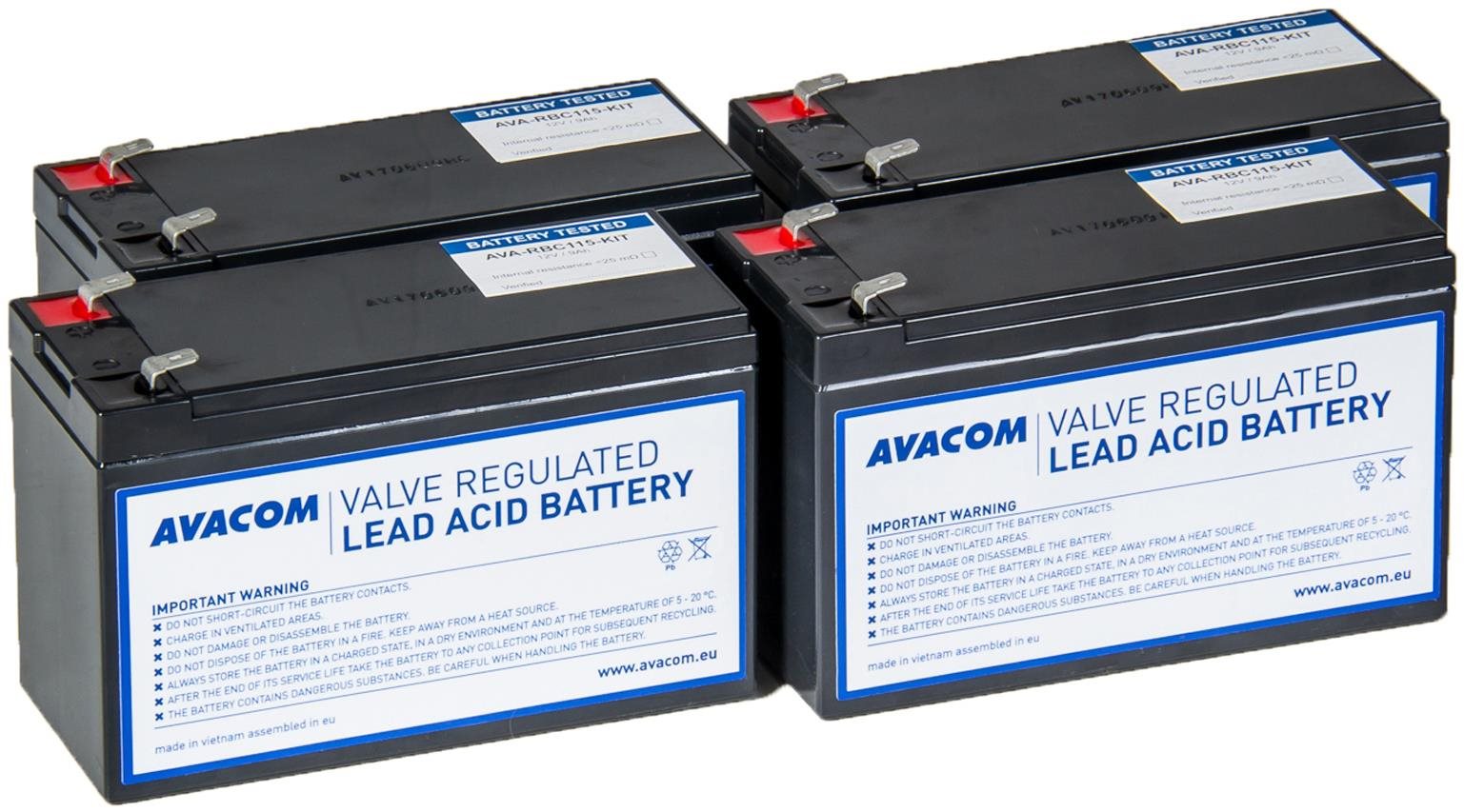 AVACOM RBC115 - kit pro renovaci baterie (4ks baterií)