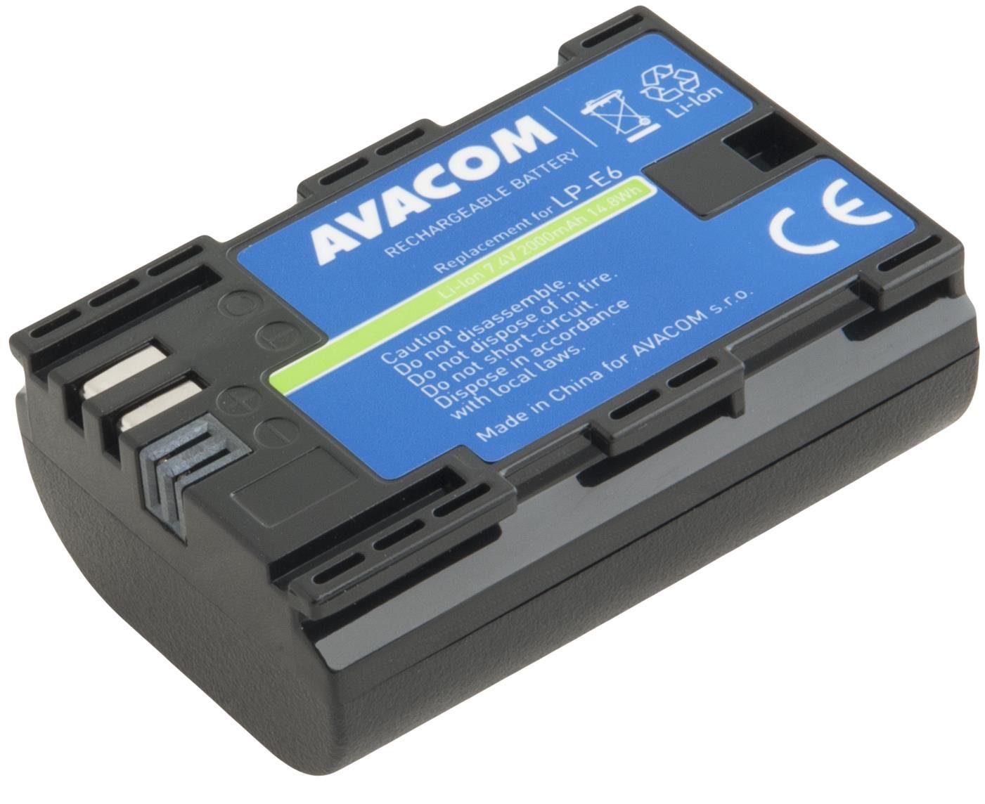 AVACOM za Canon LP-E6 Li-Ion 7.4V 2000mAh 14.8Wh