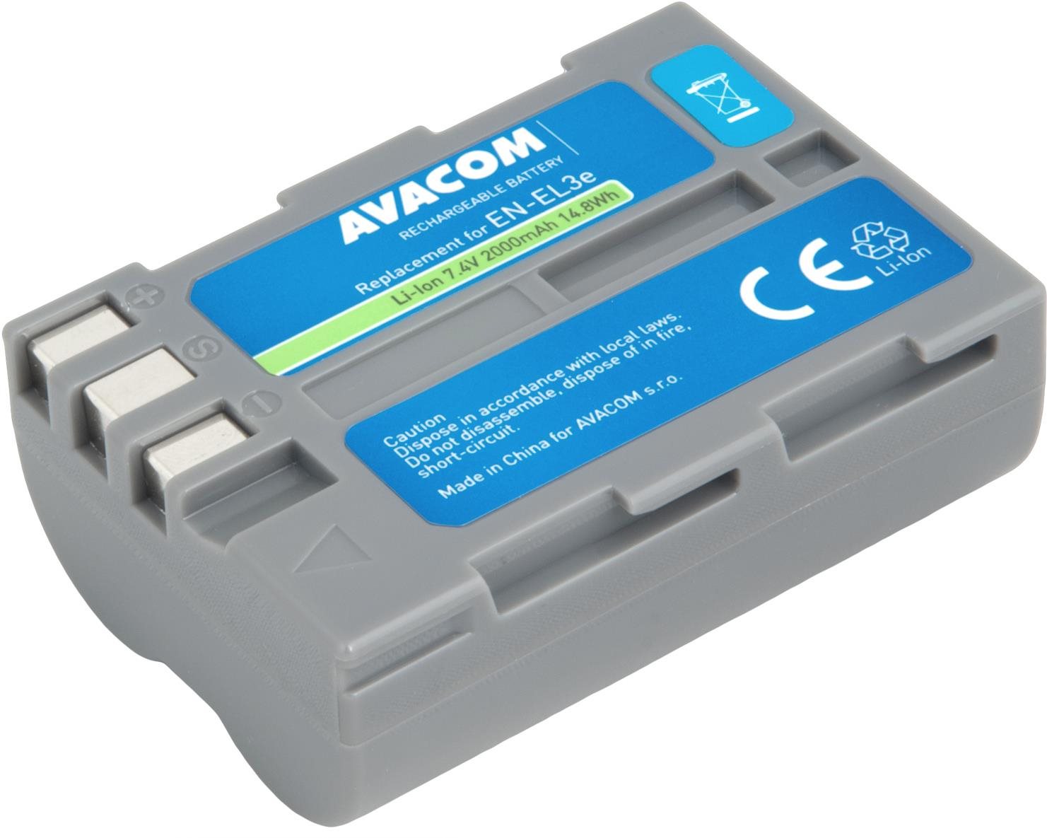 Avacom za Nikon EN-EL3E Li-Ion 7.4V 2000mAh 14.8Wh