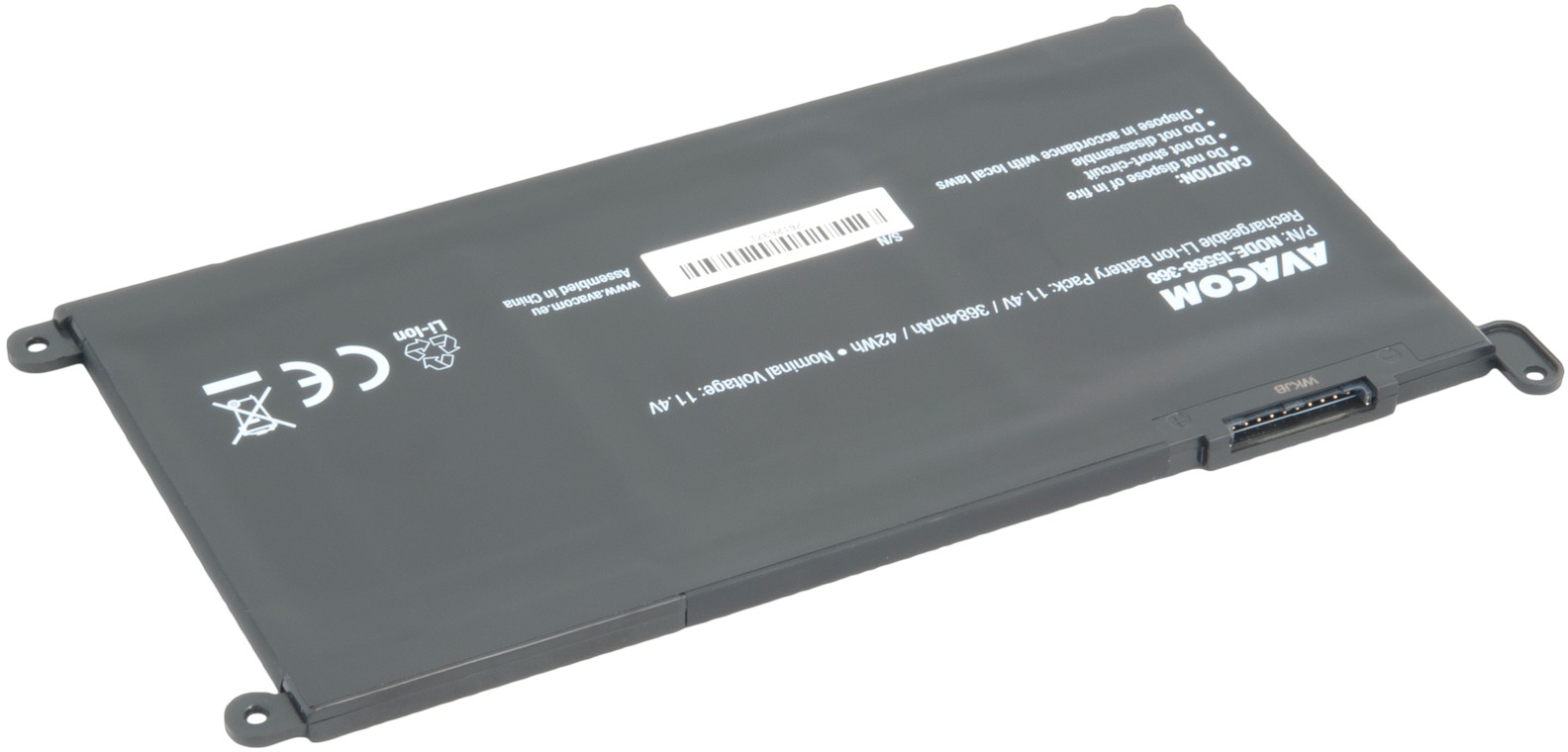 Avacom pro Dell Inspiron 15 5568/13 5368 Li-Ion 11.4V 3684mAh 42Wh