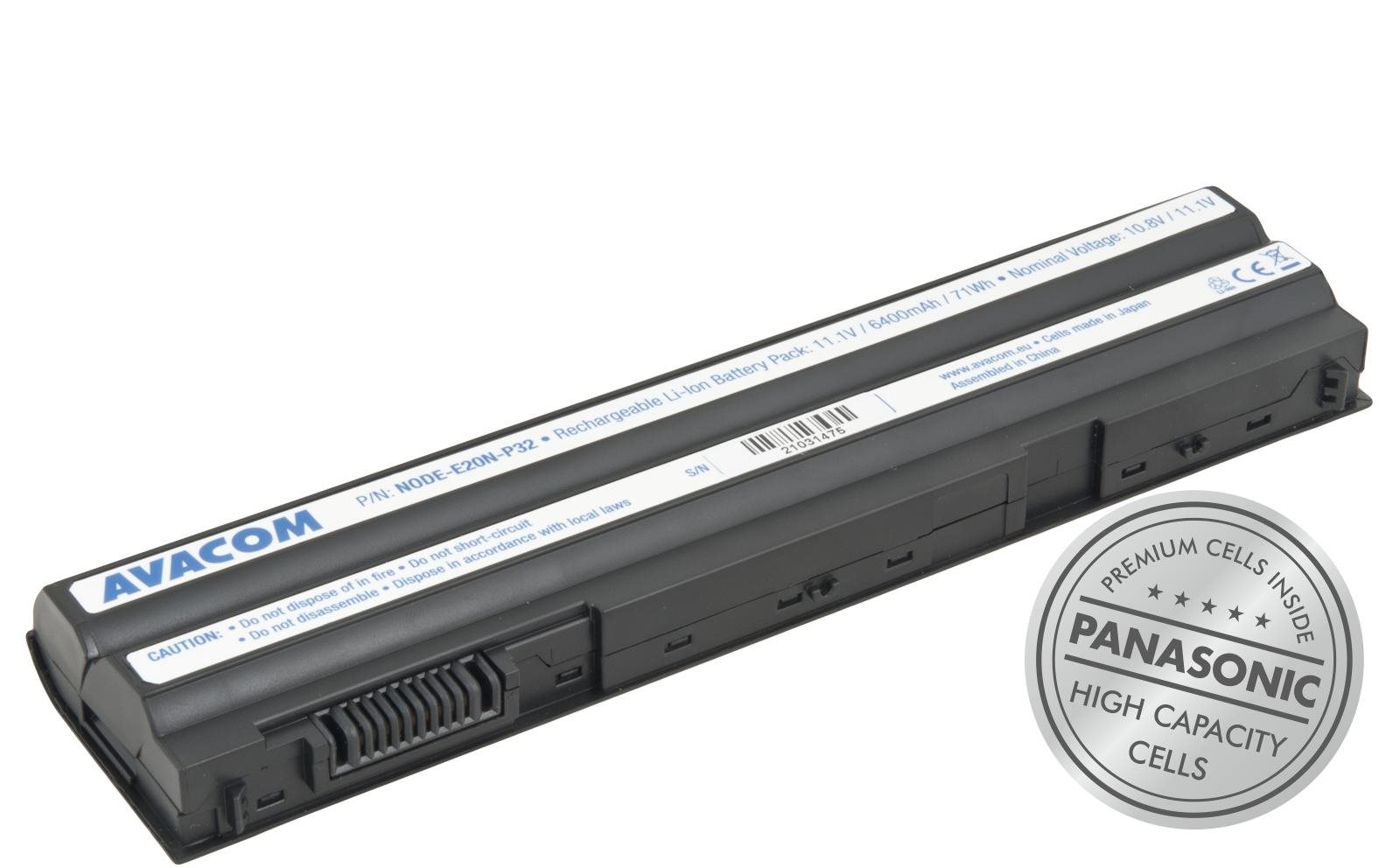 AVACOM pro Dell Latitude E5420, E5530, Inspiron 15R, Li-Ion 11,1V 6400mAh 71Wh