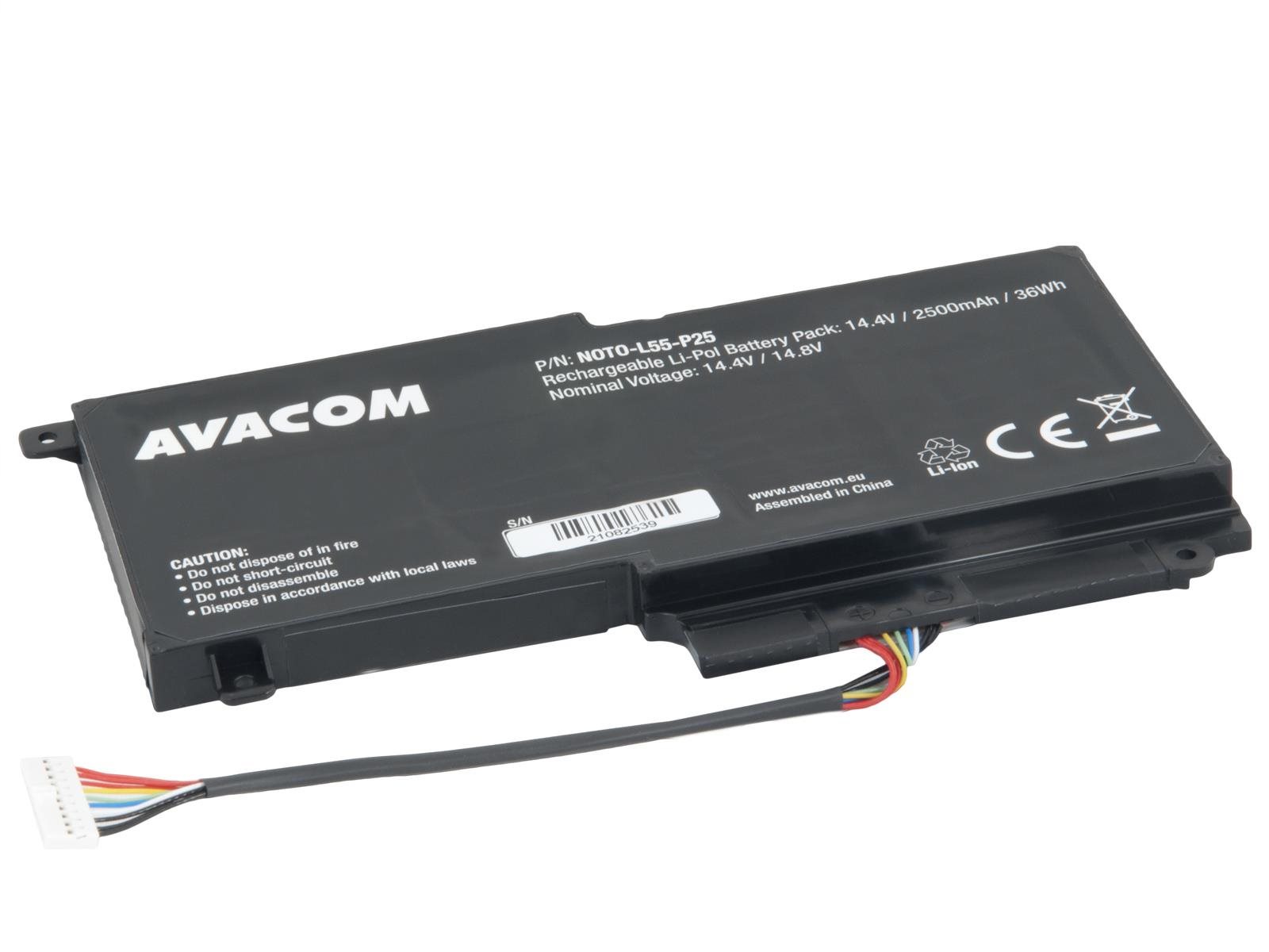 AVACOM pro Toshiba Satellite L50, L55 Li-Pol 14,4V 2500mAh