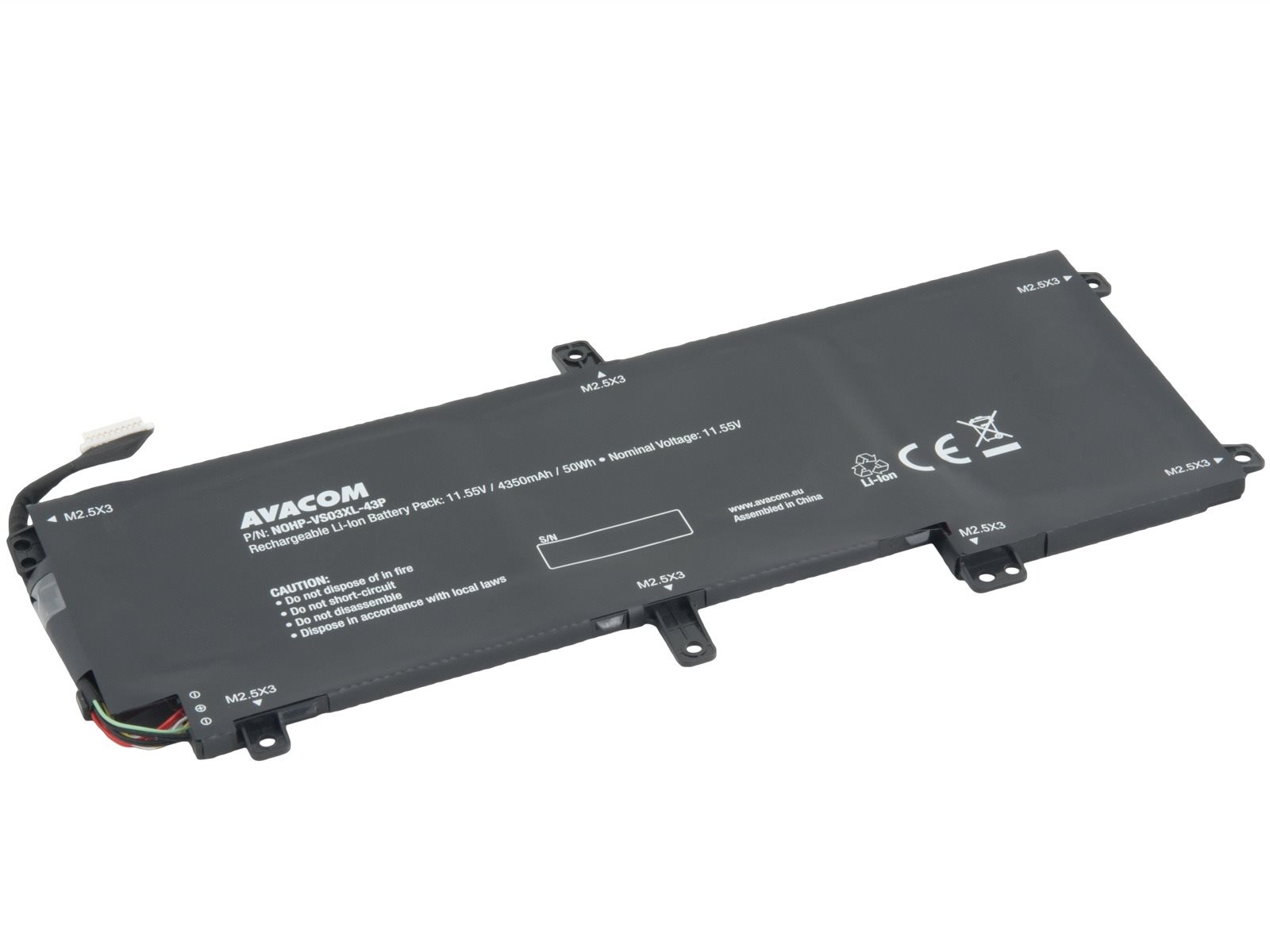 Avacom VS03XL pro HP Envy 15-as series Li-Pol 11,55V 4350mAh 50Wh