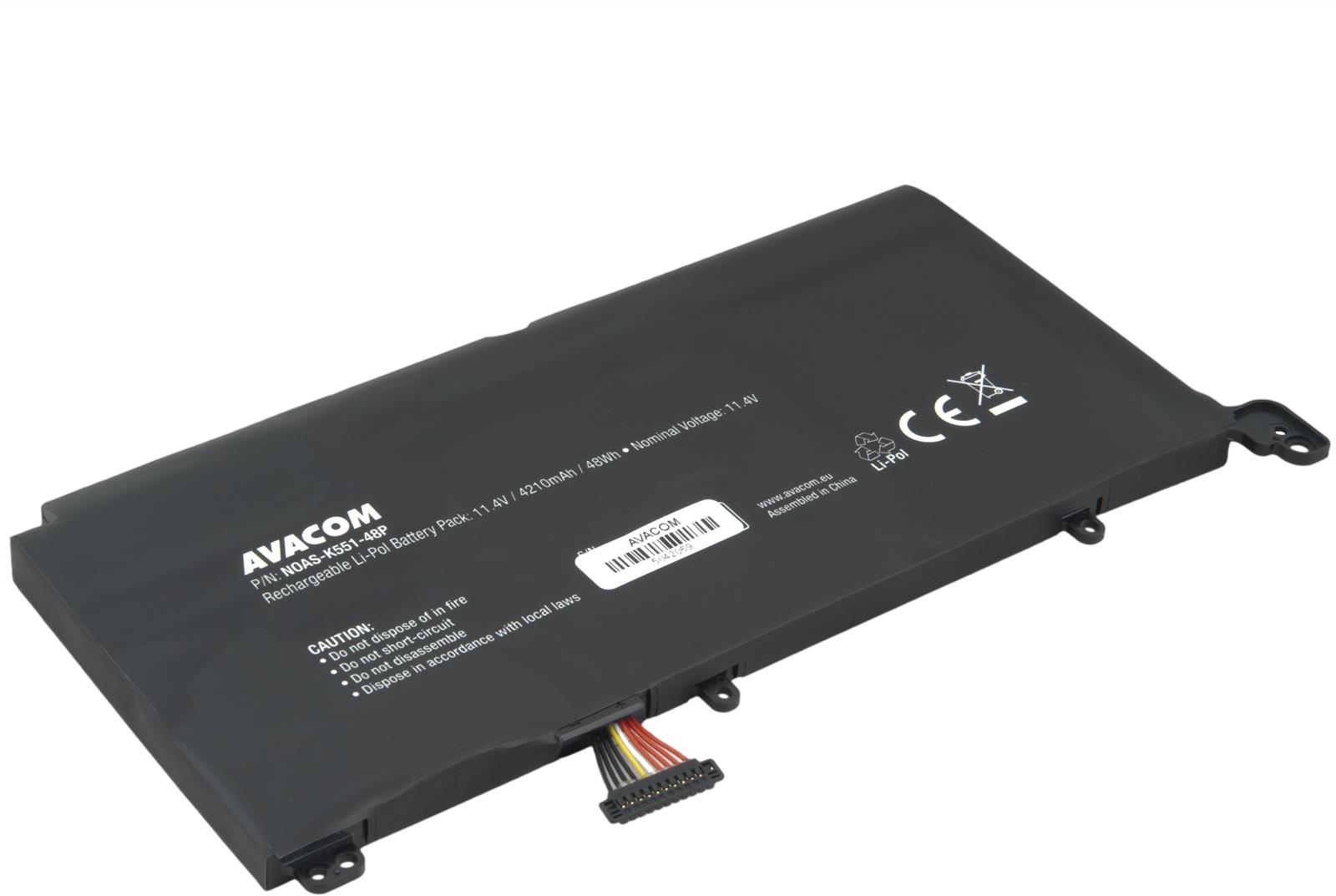 AVACOM Asus S551LA S551LB S551LN K551 Li-Pol 11,4V 4210mAh 48Wh