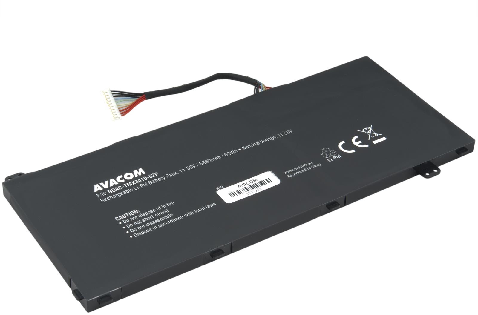 Avacom pro Acer TravelMate X3, Aspire A5 514 Li-Pol 11,55V 5360mAh 62Wh