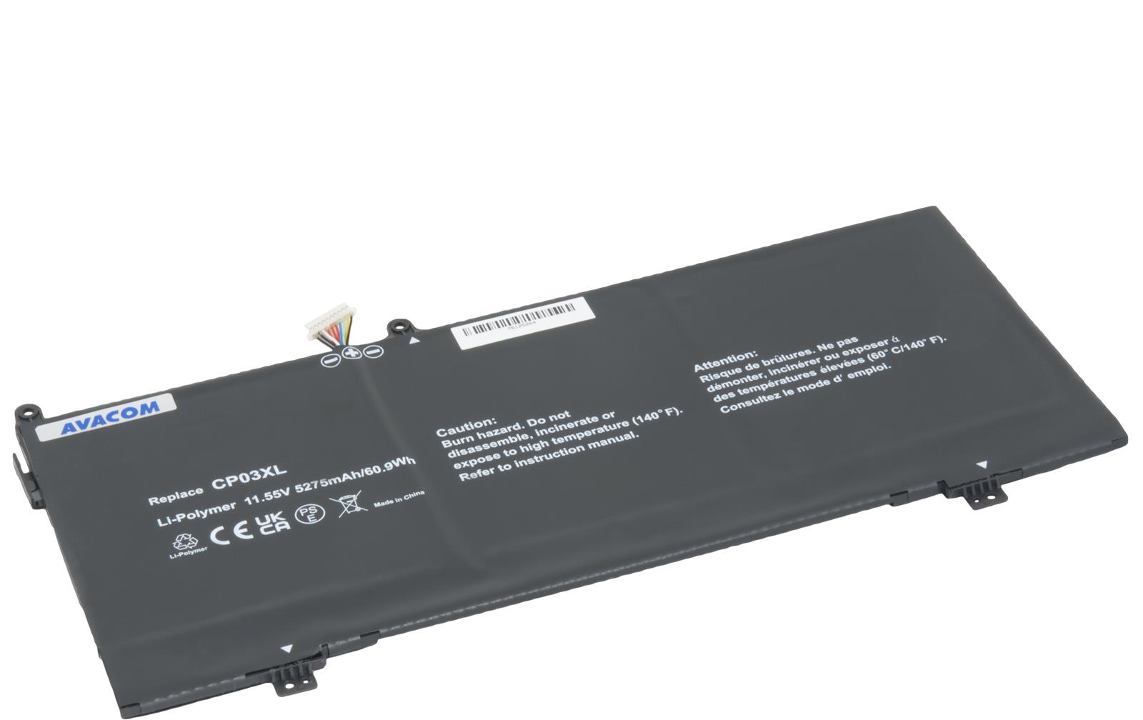 Avacom CP03XL pro HP Spectre X360 13-AE series Li-Pol 11,55V 5275mAh 61Wh