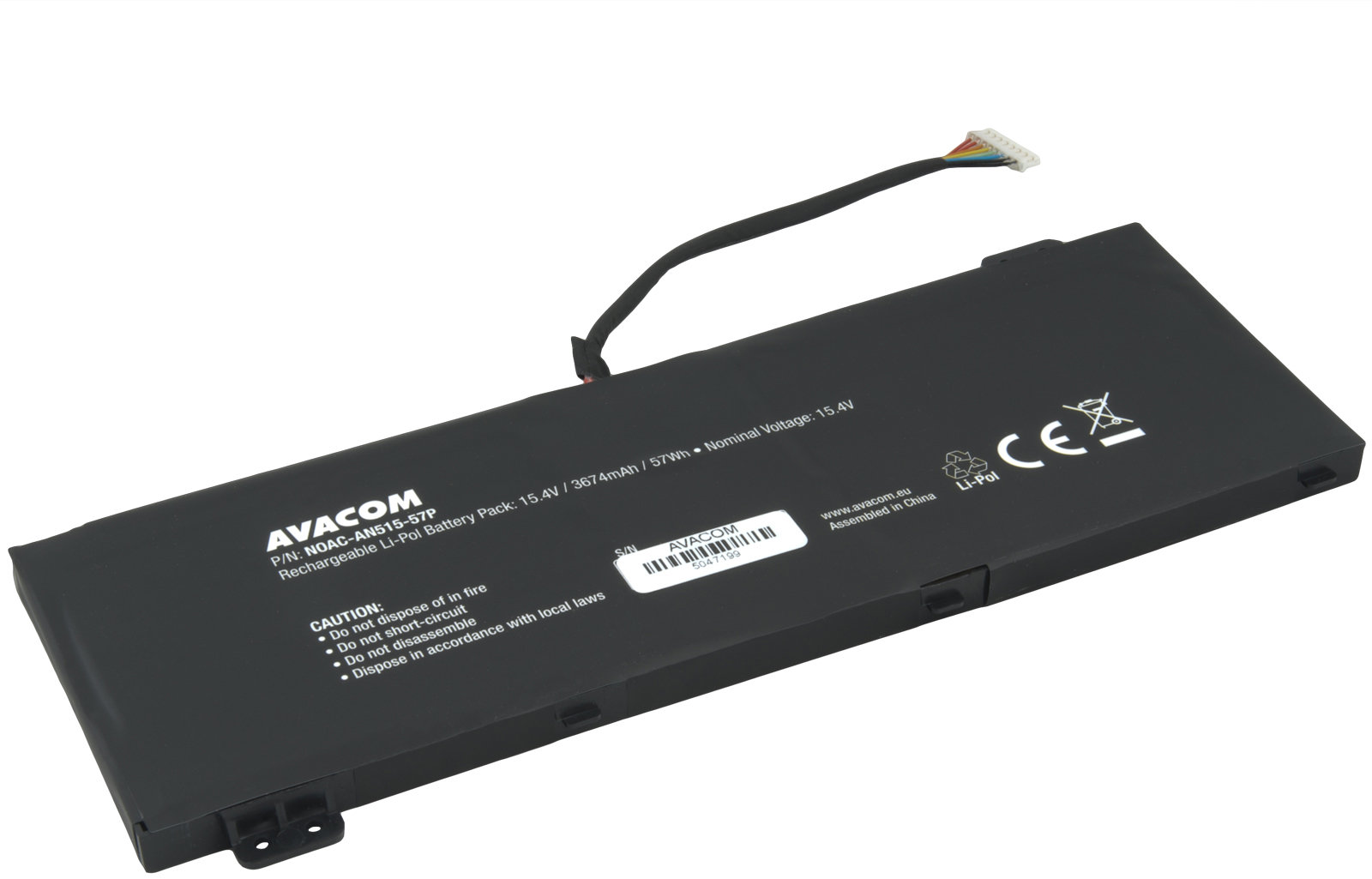 AVACOM Acer Nitro 5 AN515, Nitro 7 AN715 Li-Pol 15,4V 3674mAh