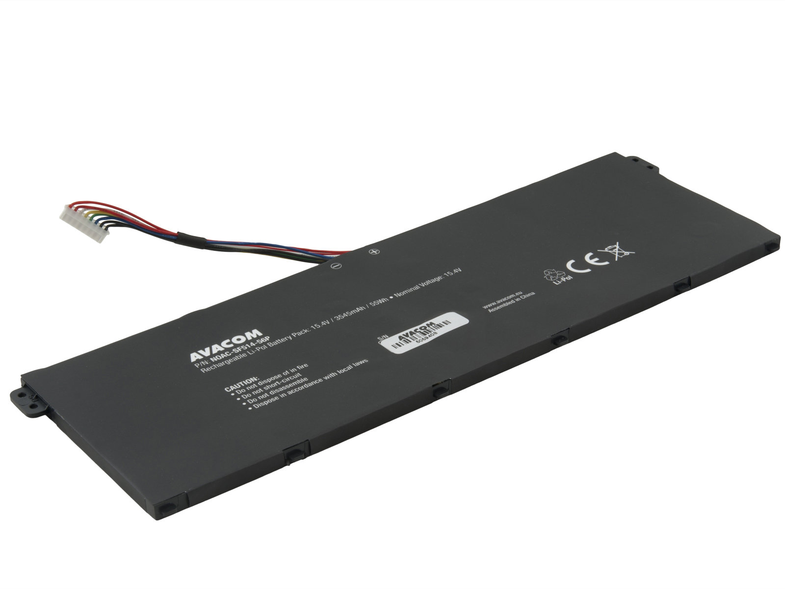 AVACOM pro Acer Swif 3 SF314, 5 SF 514 Li-Pol 15,4V 3545mAh 55Wh
