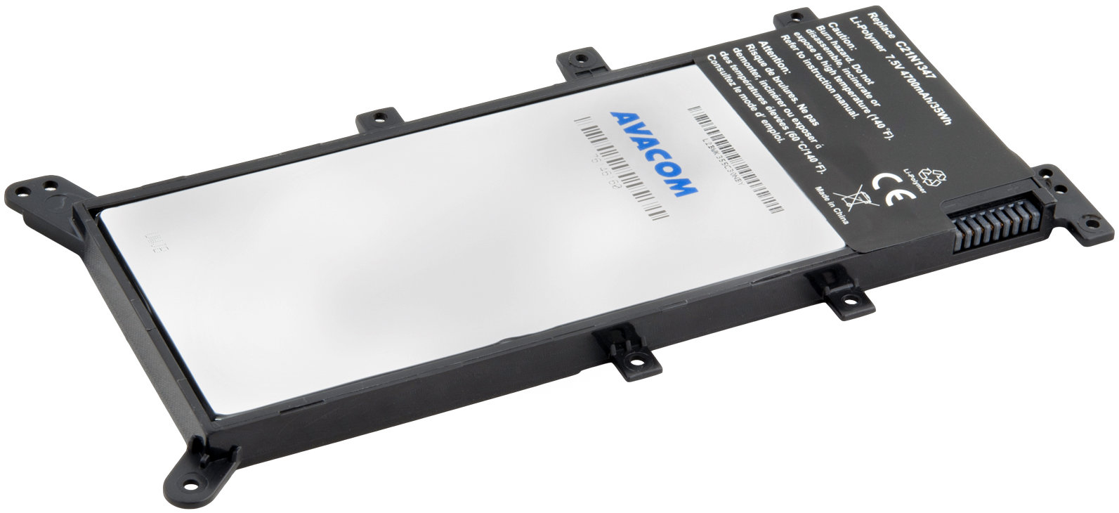 AVACOM pro Asus A555LB, F555LA, F555LD, K555LA, R556LB, X555LJ Li-Pol 7,5V 4700mAh 35Wh