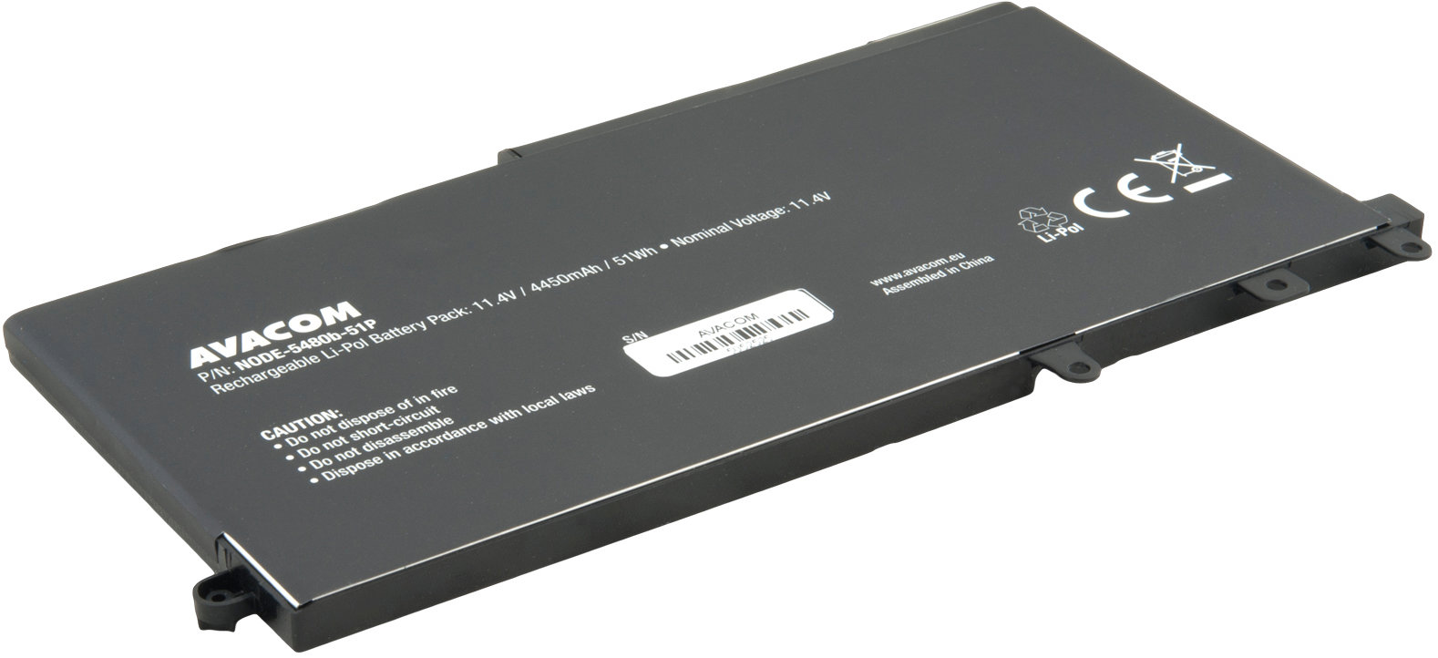 AVACOM pro Dell Latitude 5480, 5580 Li-Pol 11,4V 4450mAh 51Wh