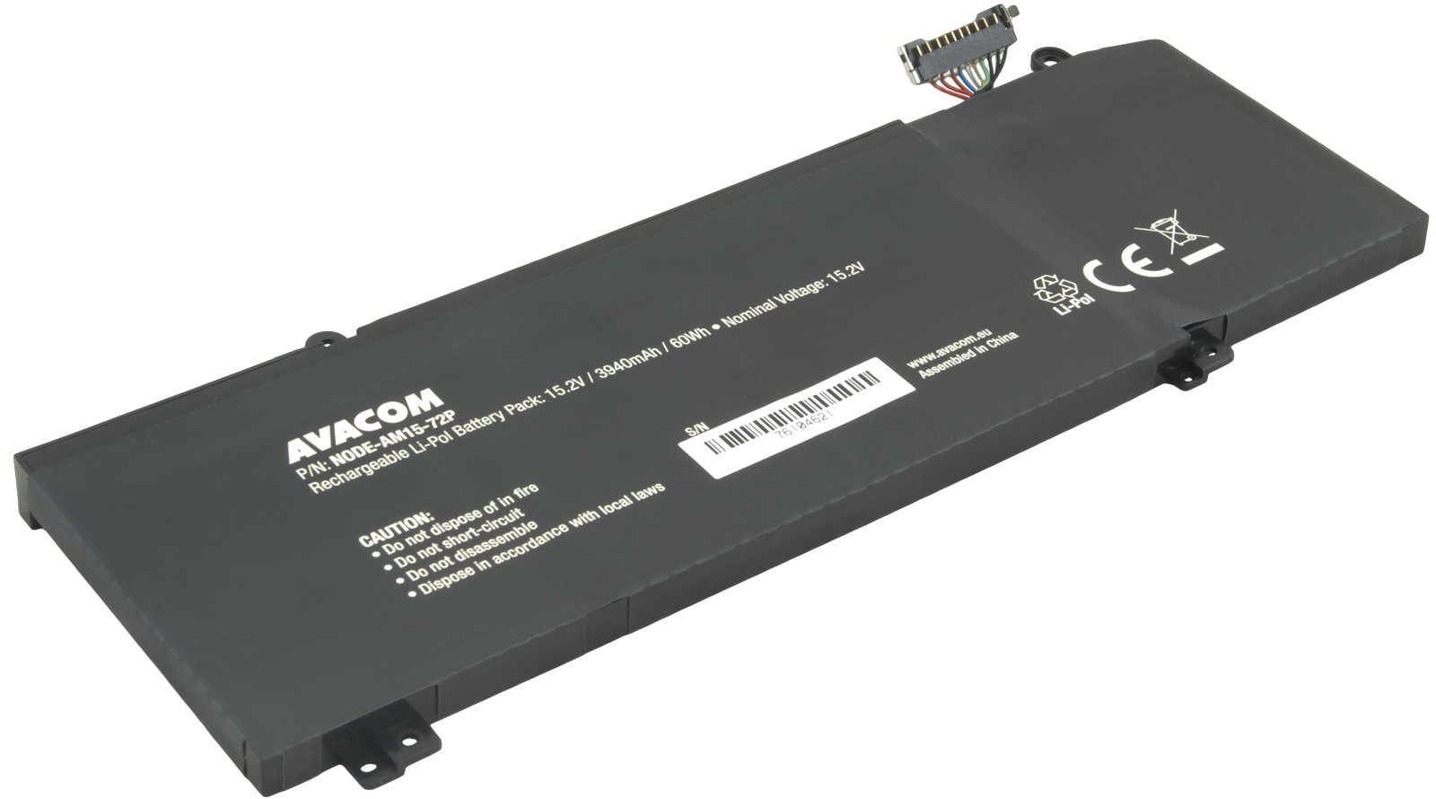 AVACOM pro Dell Alienware M15 Li-Pol 15,2V 3940mAh 60Wh