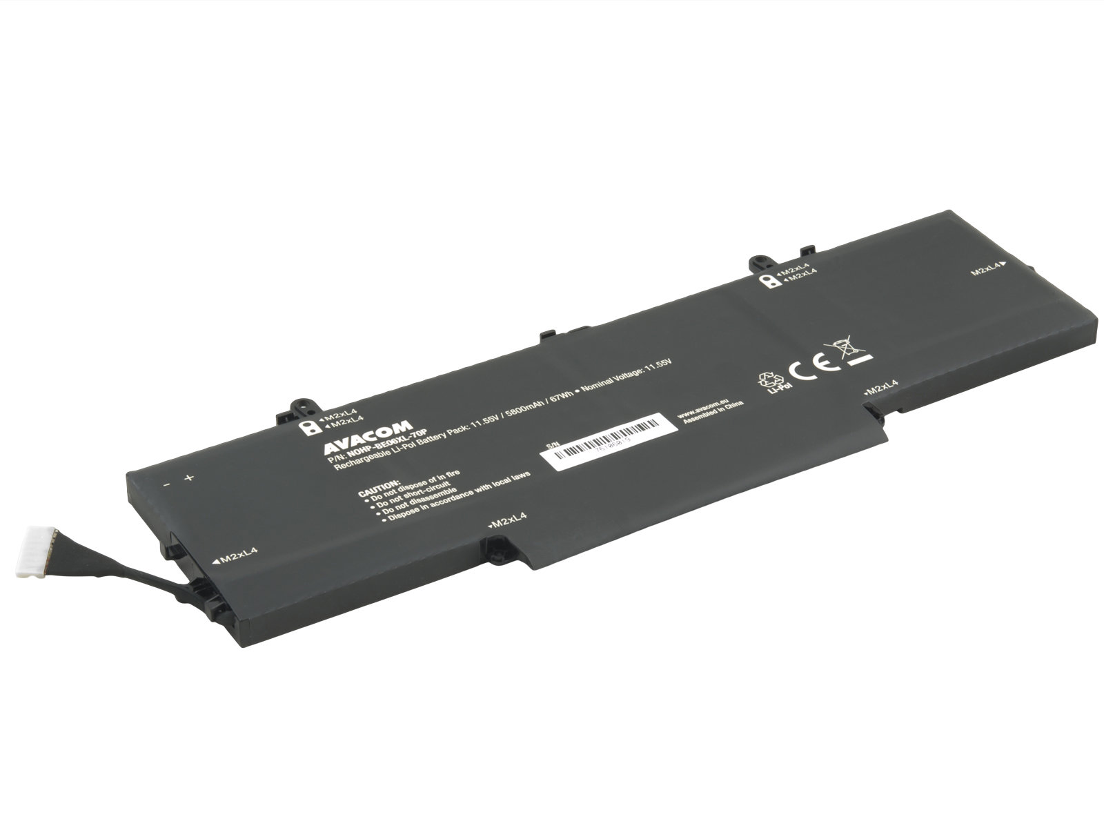AVACOM BE06XL pro HP Elitebook 1040 G4 Li-Pol 11,55V 5800mAh 67Wh
