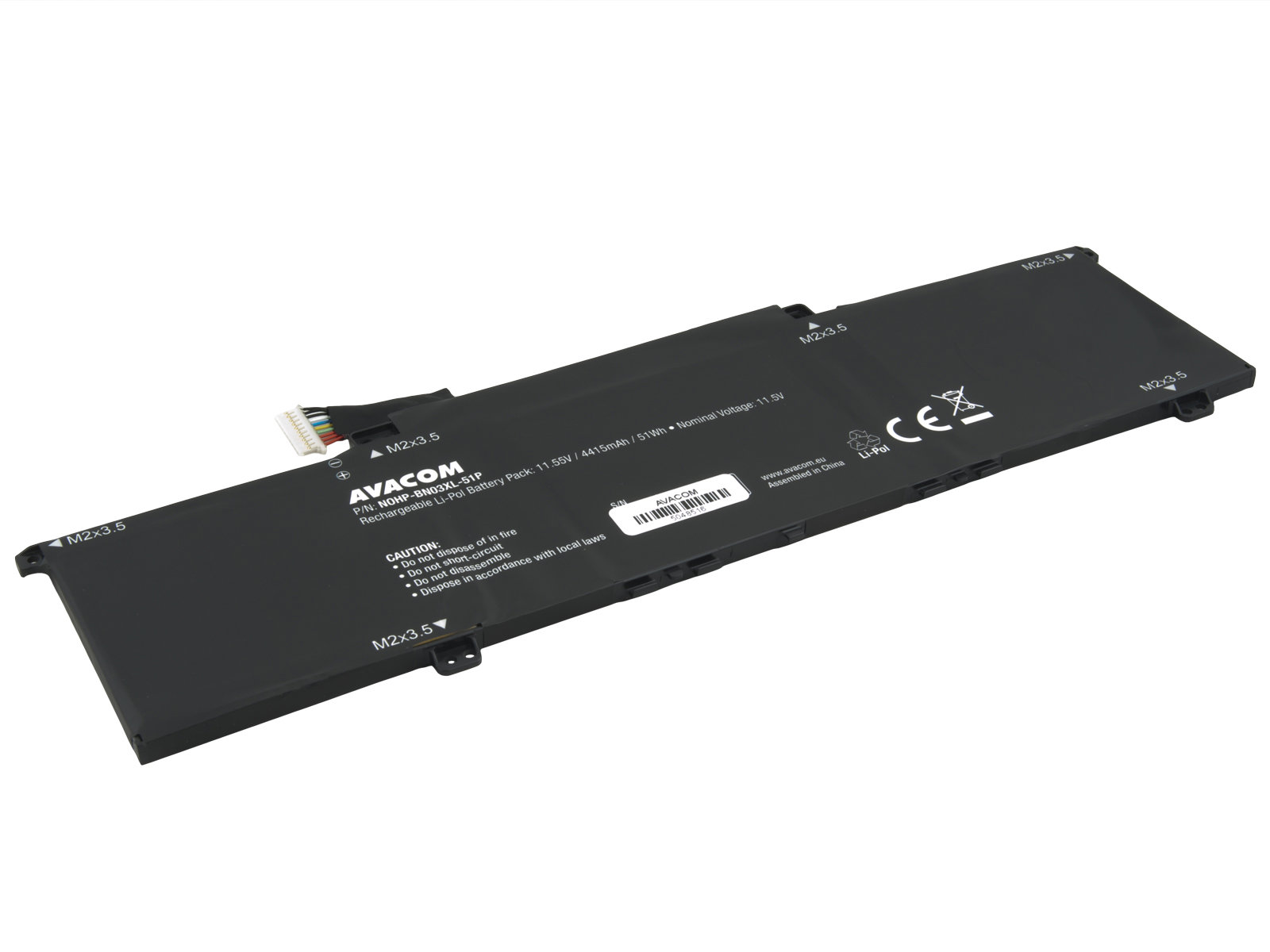 AVACOM BN03XL pro HP Envy x360 15-ay Series Li-Pol 11,55V 4415mAh 51Wh
