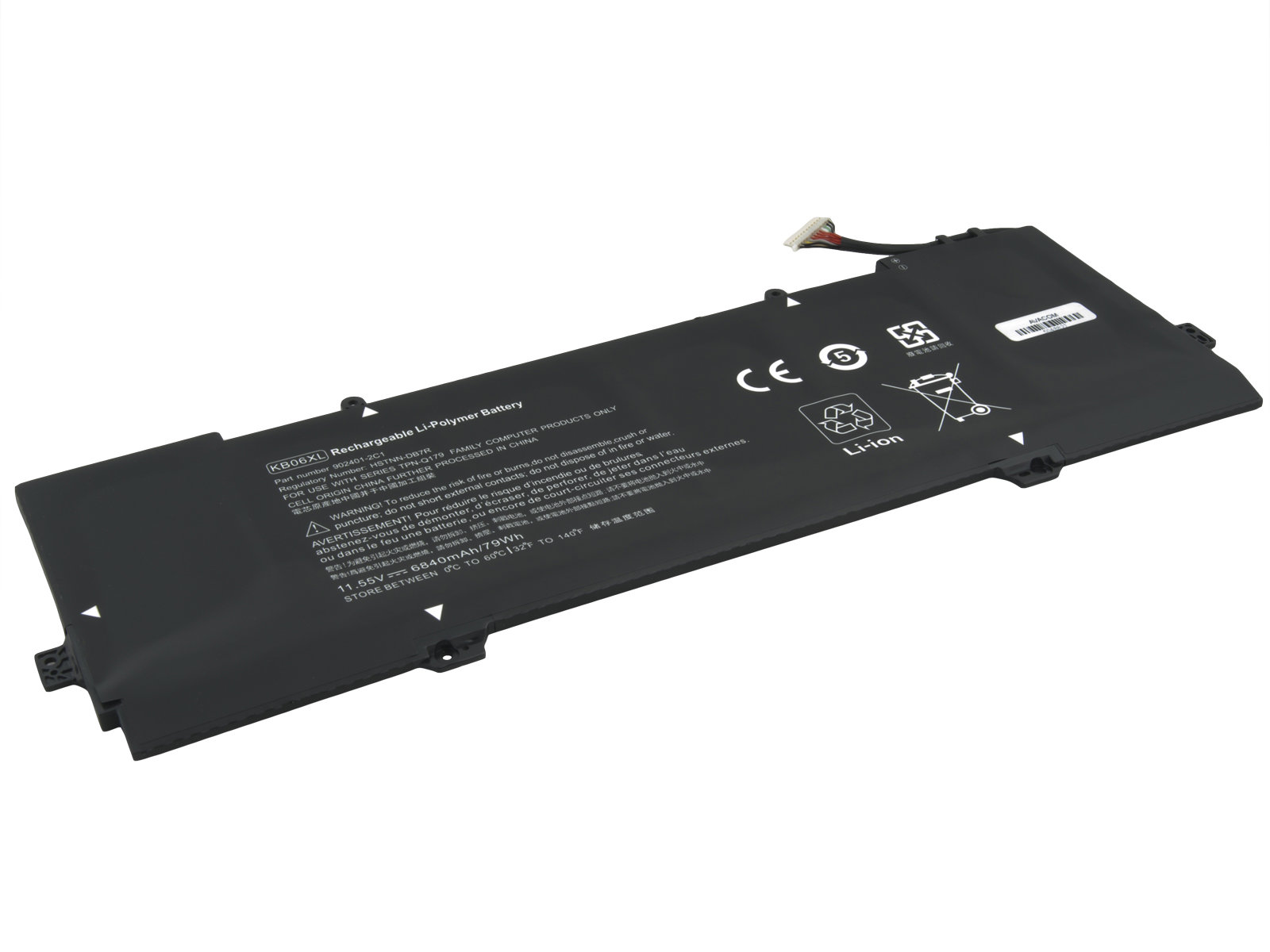 AVACOM KB06XL pro HP Spectre x360 15-bl Series Li-Pol 11,55V 6860mAh 79Wh