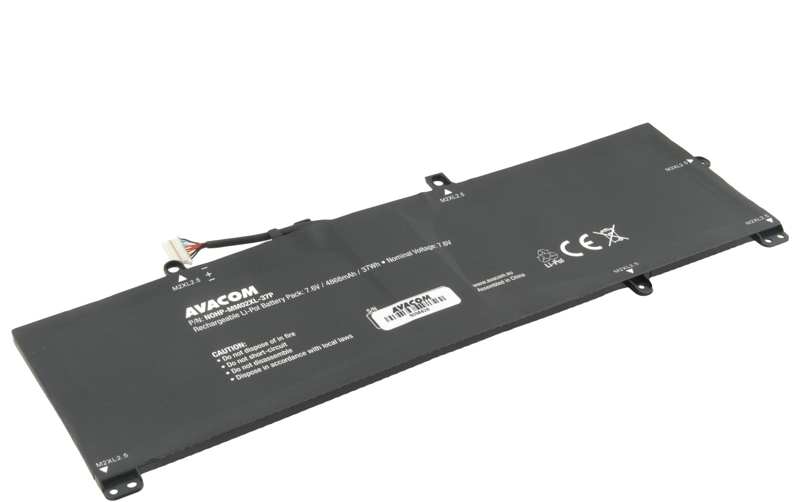 AVACOM MM02XL pro HP Pavilion 13-an series Li-Pol 7,6V 4868mAh 37Wh