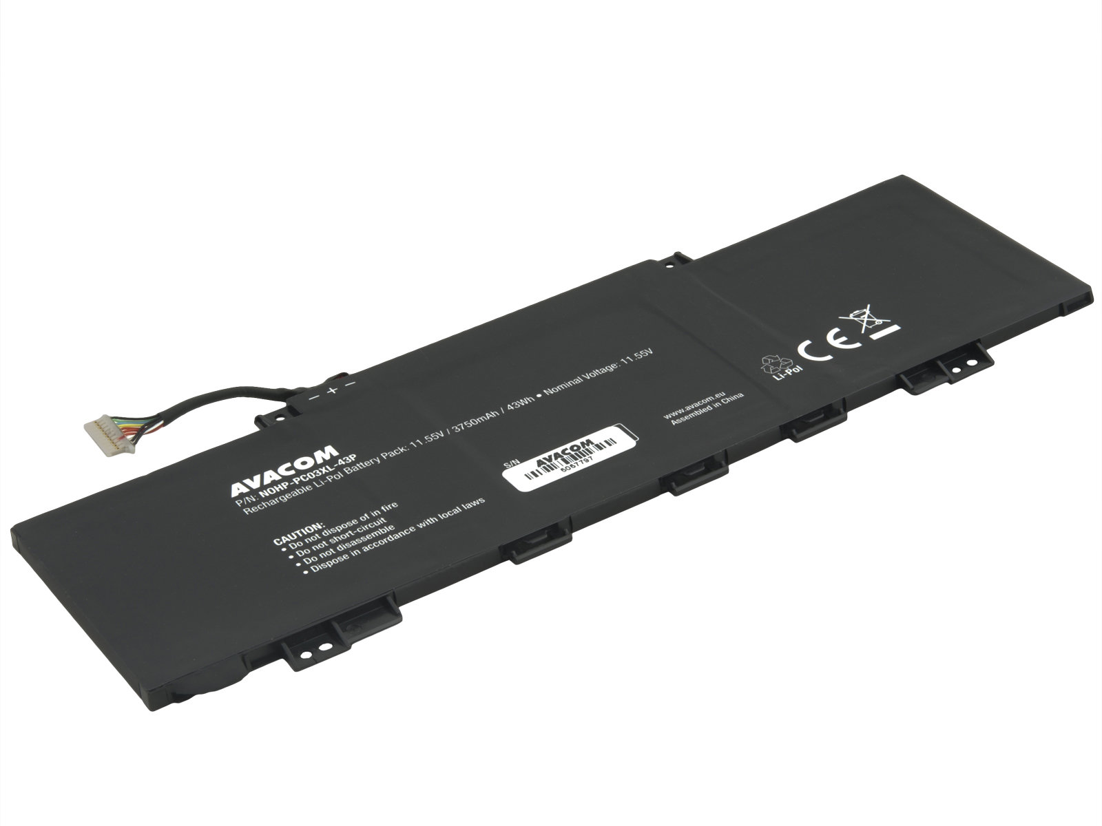 AVACOM PC03XL pro HP Pavilion 14-dy series Li-Pol 11,55V 3750mAh 43Wh