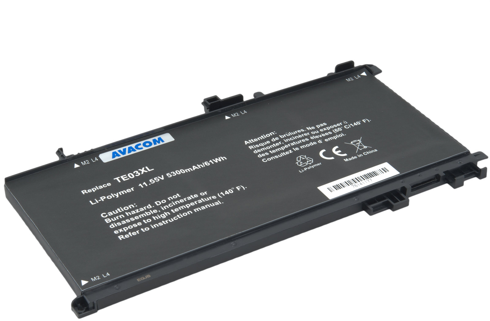 AVACOM TE03XL pro HP Omen 15-ax, Pavilion 15-bc series Li-Pol 11,55V 5300mAh