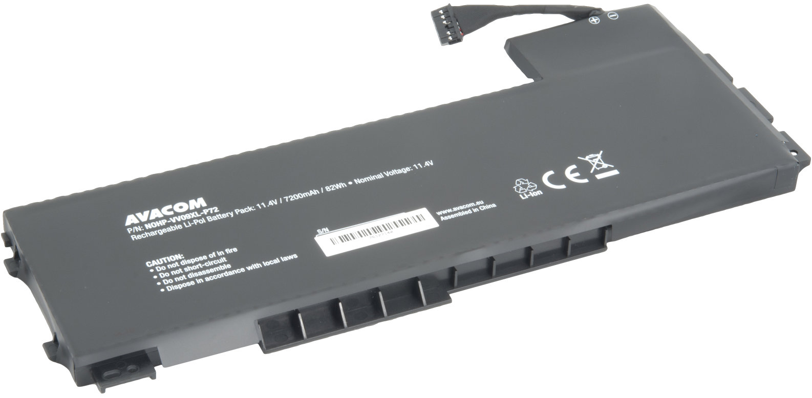 AVACOM VV09XL pro HP ZBook 15 G3 Li-Pol 11,4V 7200mAh 82Wh