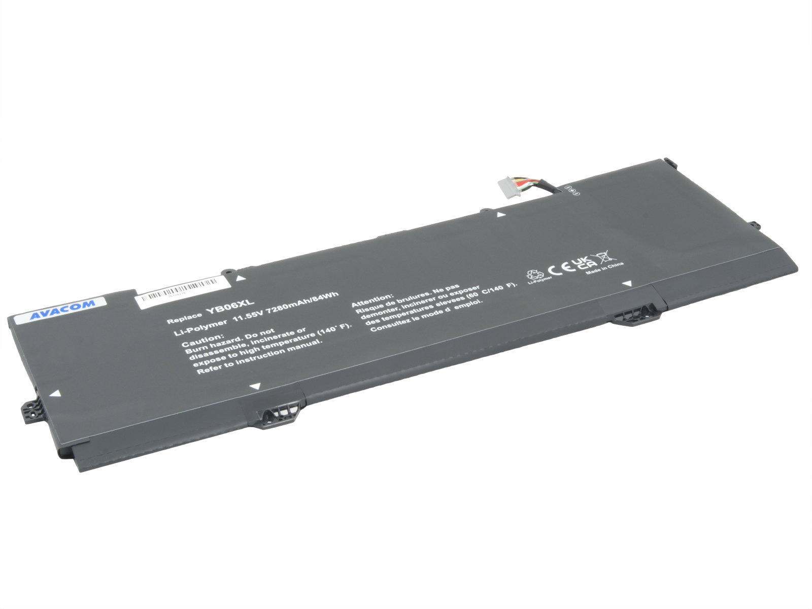 AVACOM YB06XL pro HP Spectre x360 15-ch00 series Li-Pol 11,55V 7280mAh 84Wh