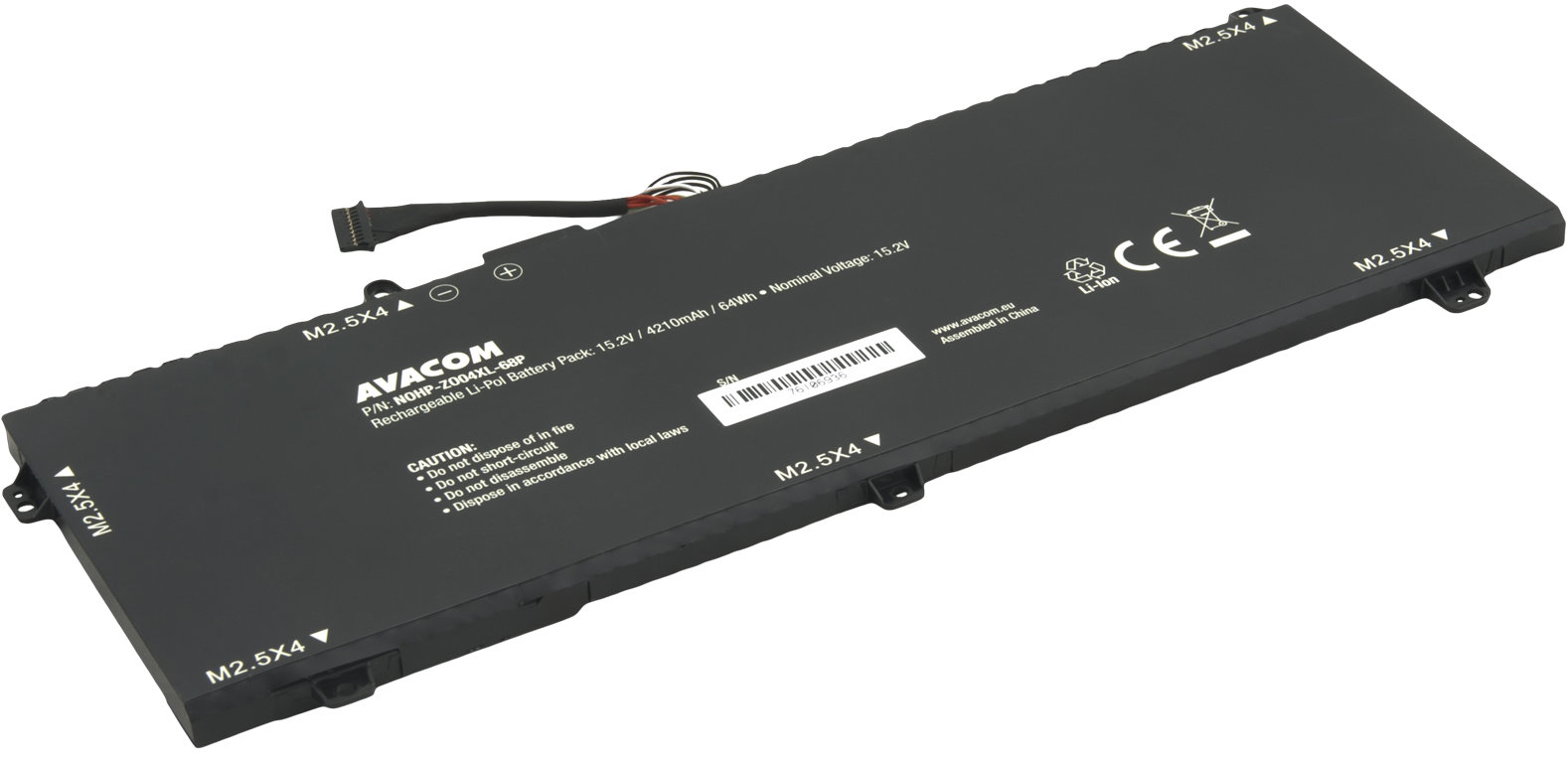 AVACOM ZO04XL pro HP Zbook Studio G3,G4 Li-Pol 15,2V 4210mAh 64Wh