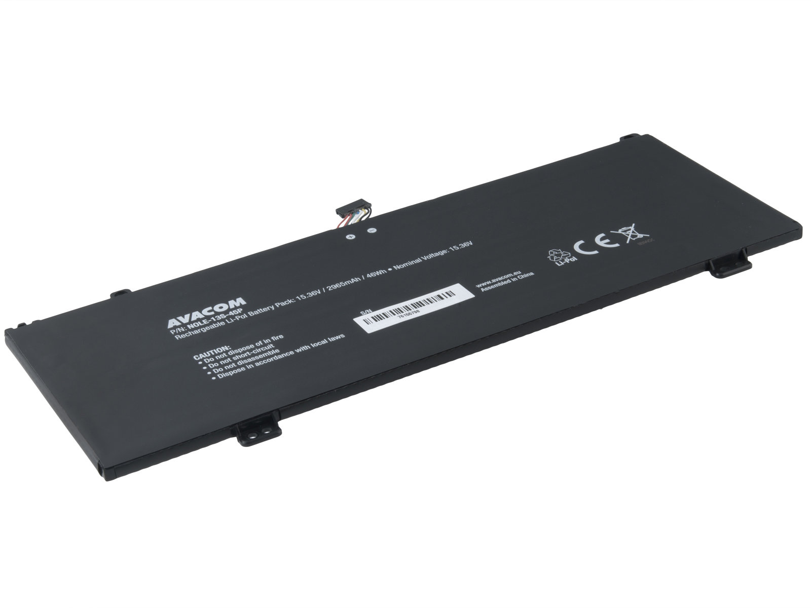 AVACOM pro Lenovo ThinkBook 13s, 14s, Li-Pol 15,36V 2965mAh 46Wh