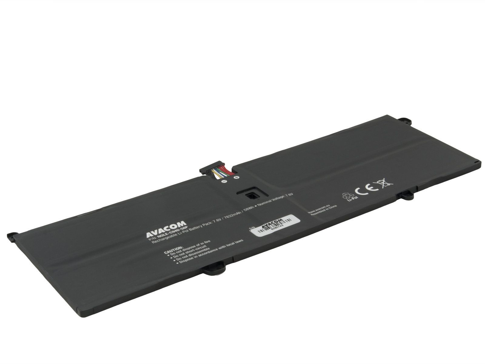 AVACOM pro Lenovo Yoga C940-14IIL Li-Pol 7,6V 7632mAh 58Wh - 12 pinový konektor