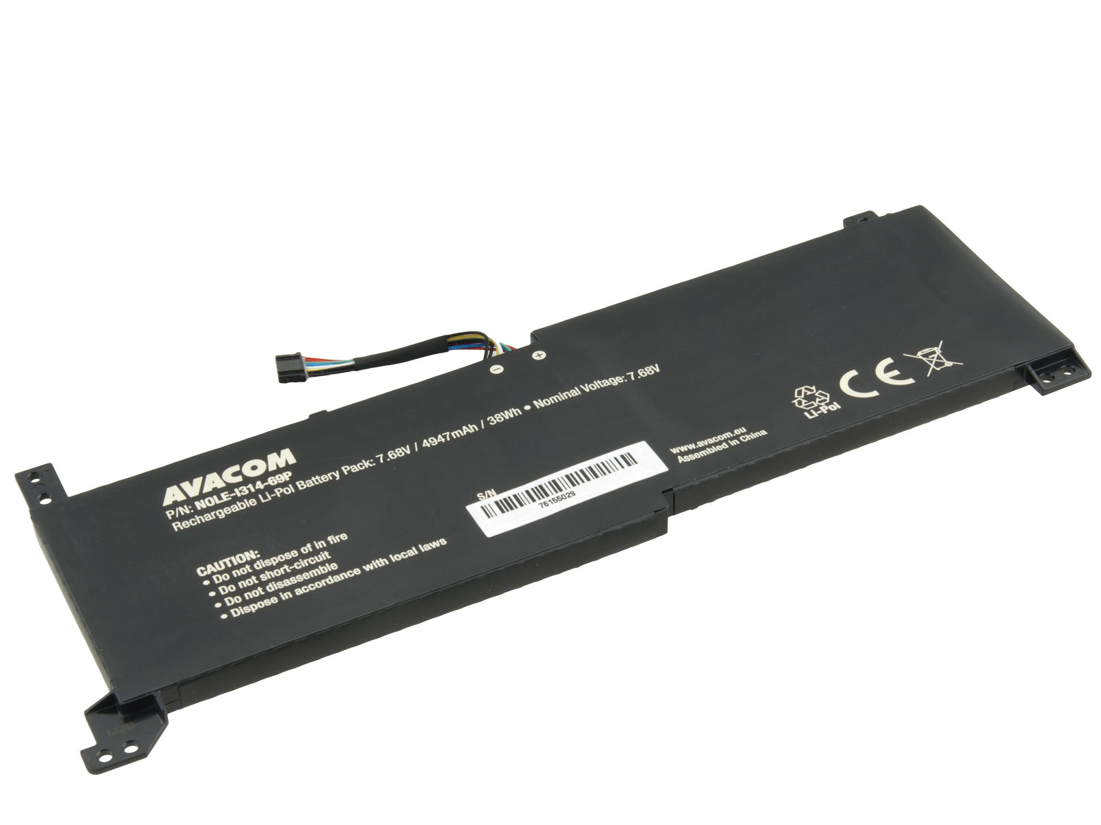 AVACOM pro Lenovo IdeaPad 3 Gen.6,7, IdeaPad 3-14ITL6 Li-Pol 7,68V 4947mAh 38Wh