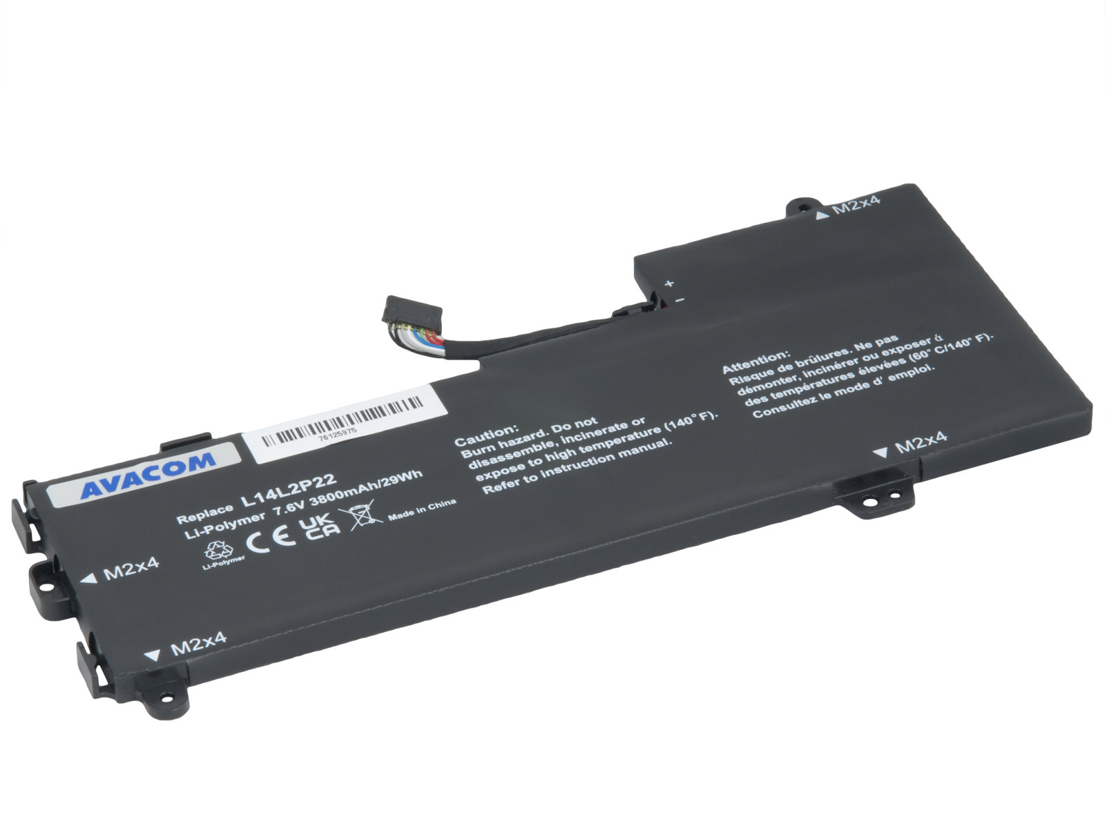 AVACOM pro Lenovo IdeaPad 510S-13IKB, E31, U31 Li-Pol 7,6V 3800mAh 29Wh