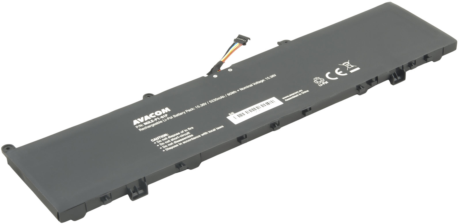 AVACOM pro Lenovo ThinkPad P1 Gen.1, Gen2. Li-Pol 15,36V 5235mAh 80Wh