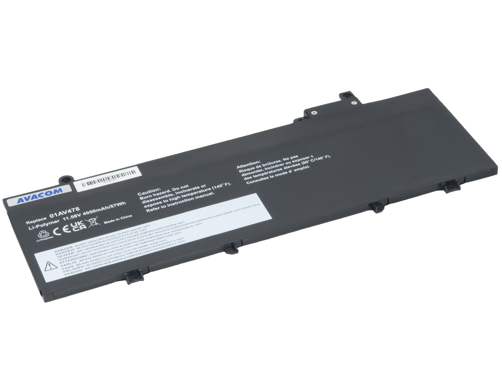 AVACOM pro Lenovo ThinkPad T480S Li-Pol 11,58V 4950mAh 57Wh